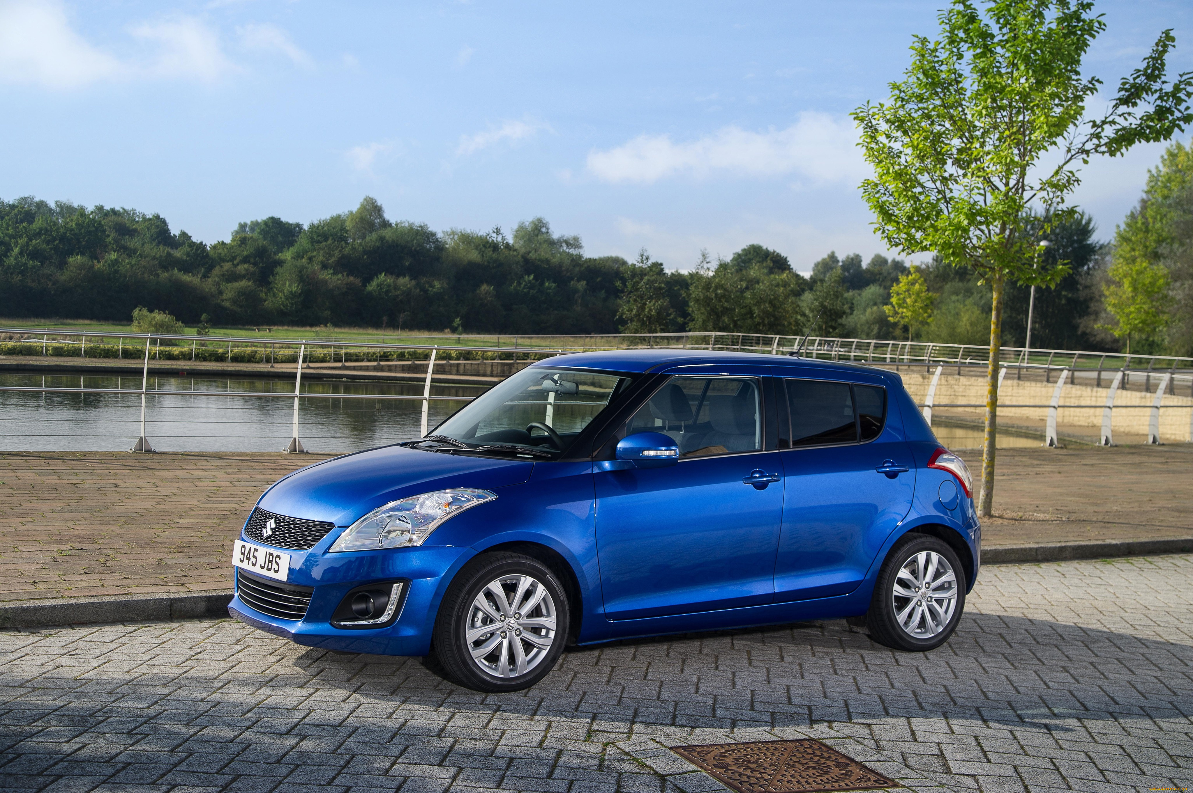 автомобили, suzuki, синий, 2013г, uk-spec, 5-door, swift