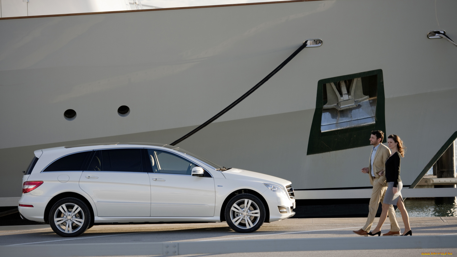 автомобили, mercedes-benz, светлый, w251, bluetec, r, 350