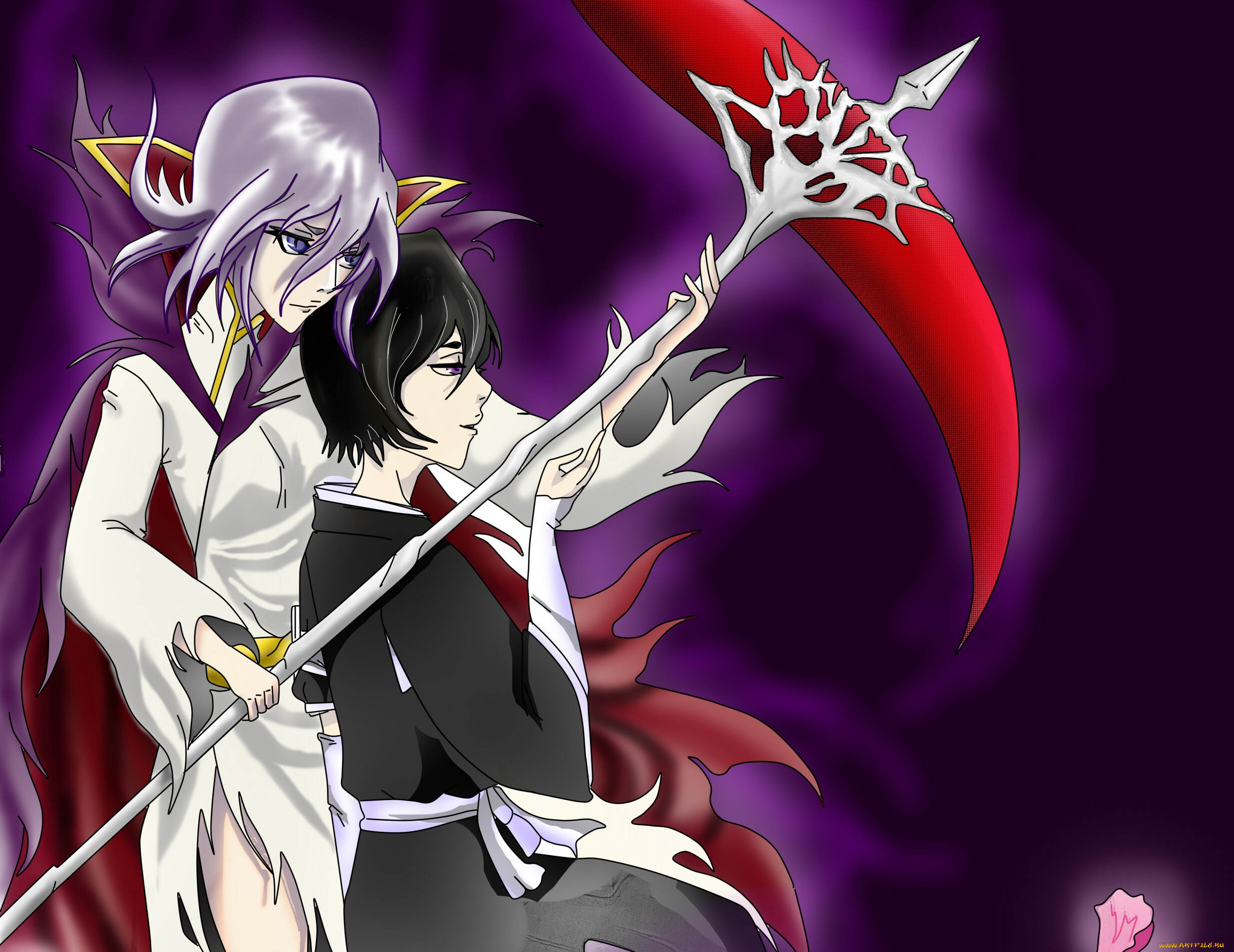 аниме, bleach, блич, рукия, арт