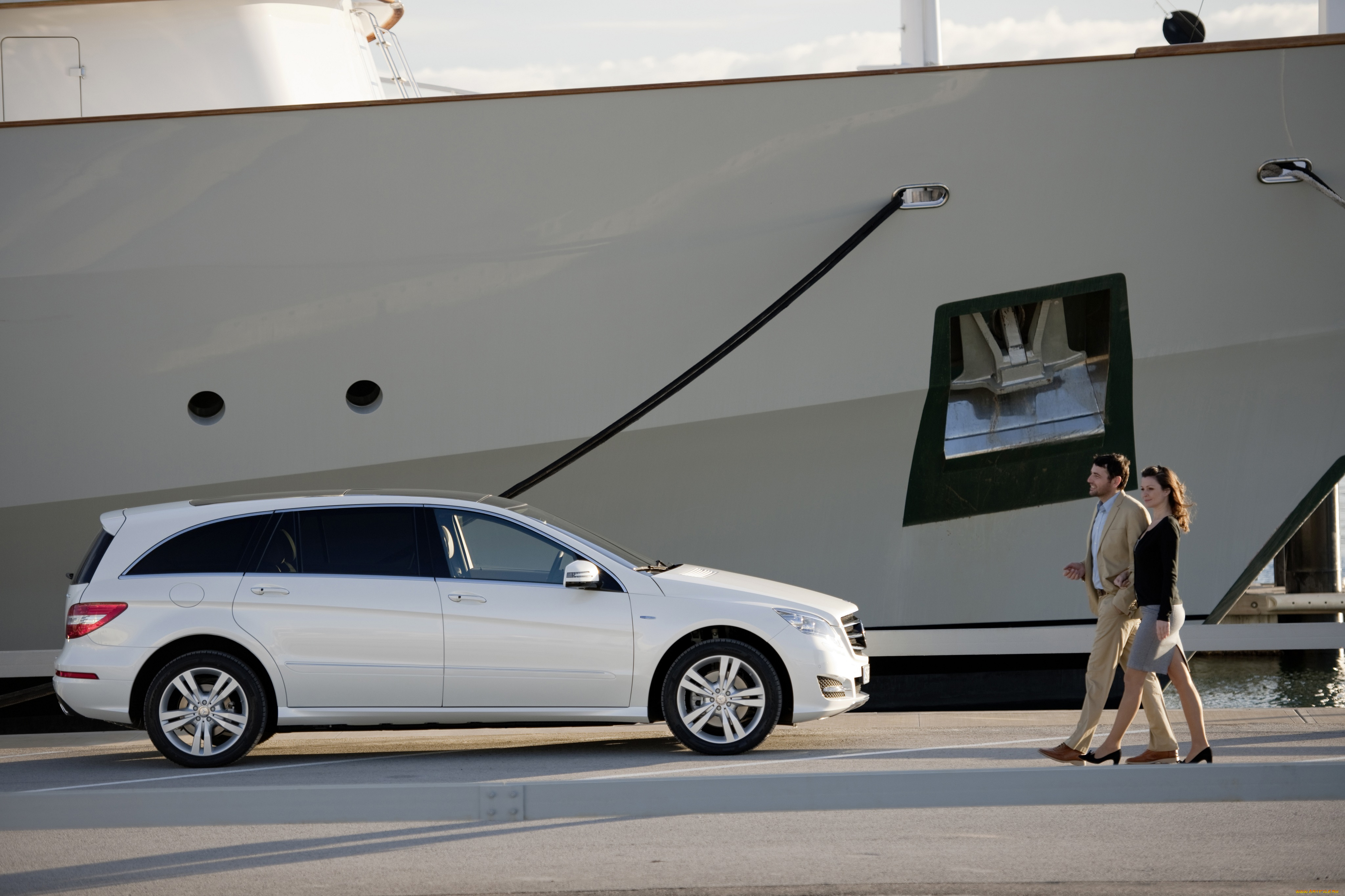 автомобили, mercedes-benz, светлый, w251, bluetec, r, 350