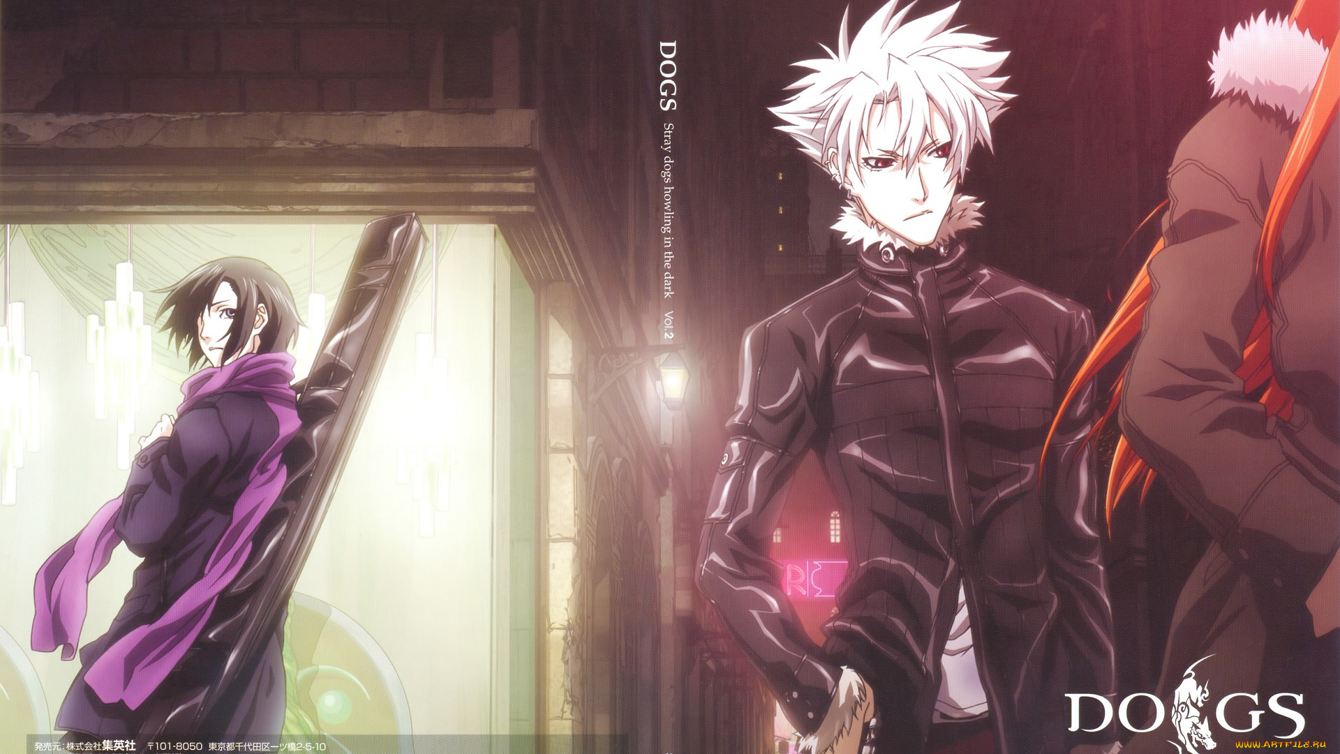 аниме, dogs, , bullets, &, carnage, парень, девушка