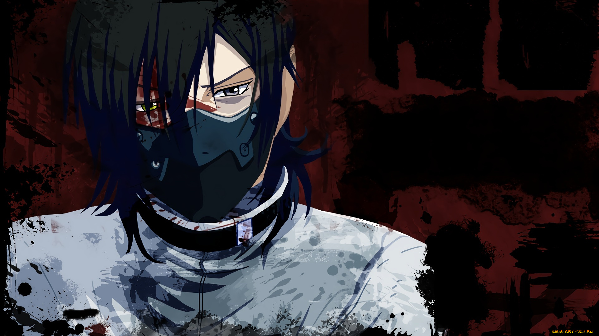 аниме, mobile, suit, gundam, парень, взгляд, фон