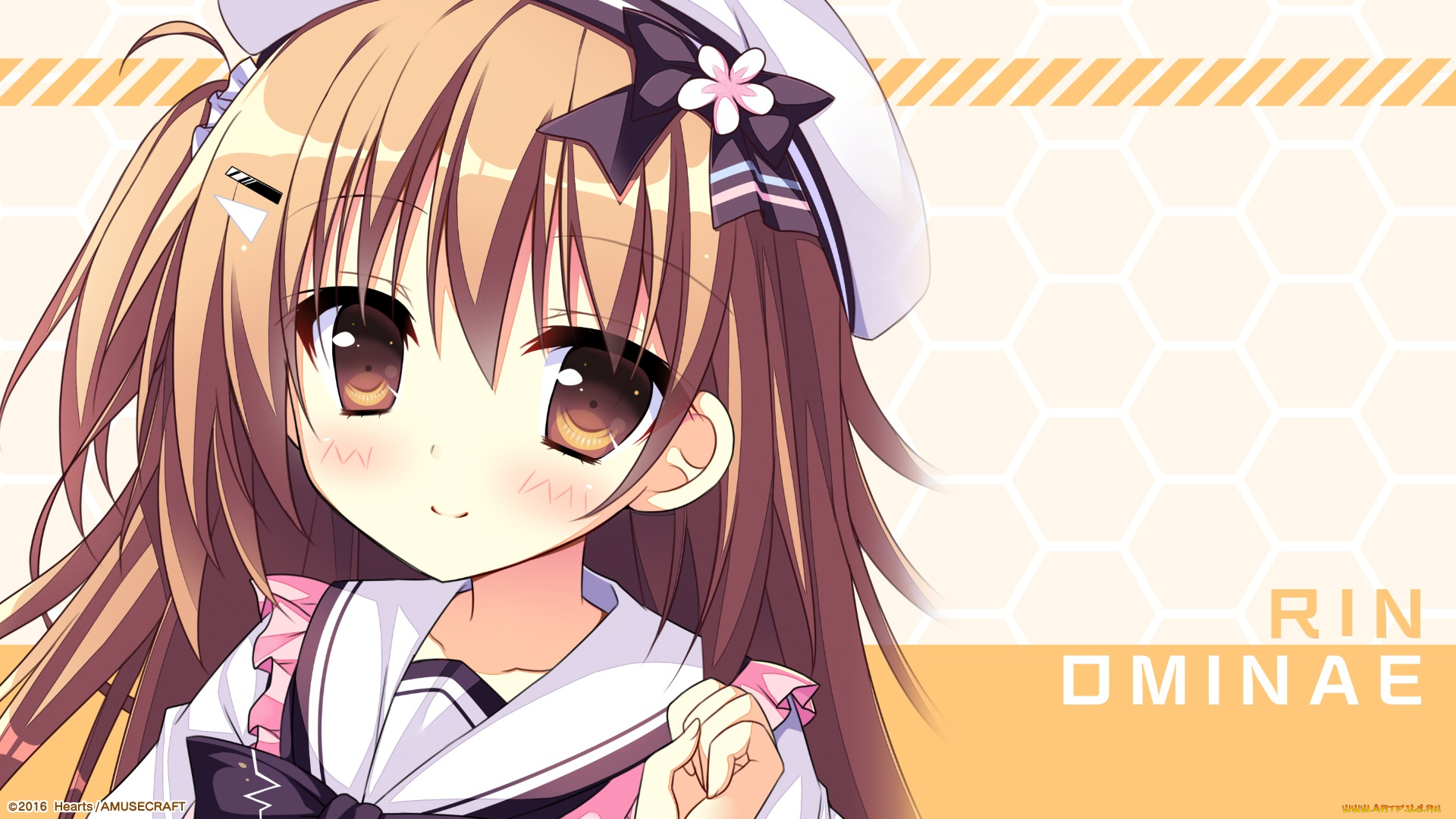 аниме, natsuiro, kiseki, девушка, фон, взгляд