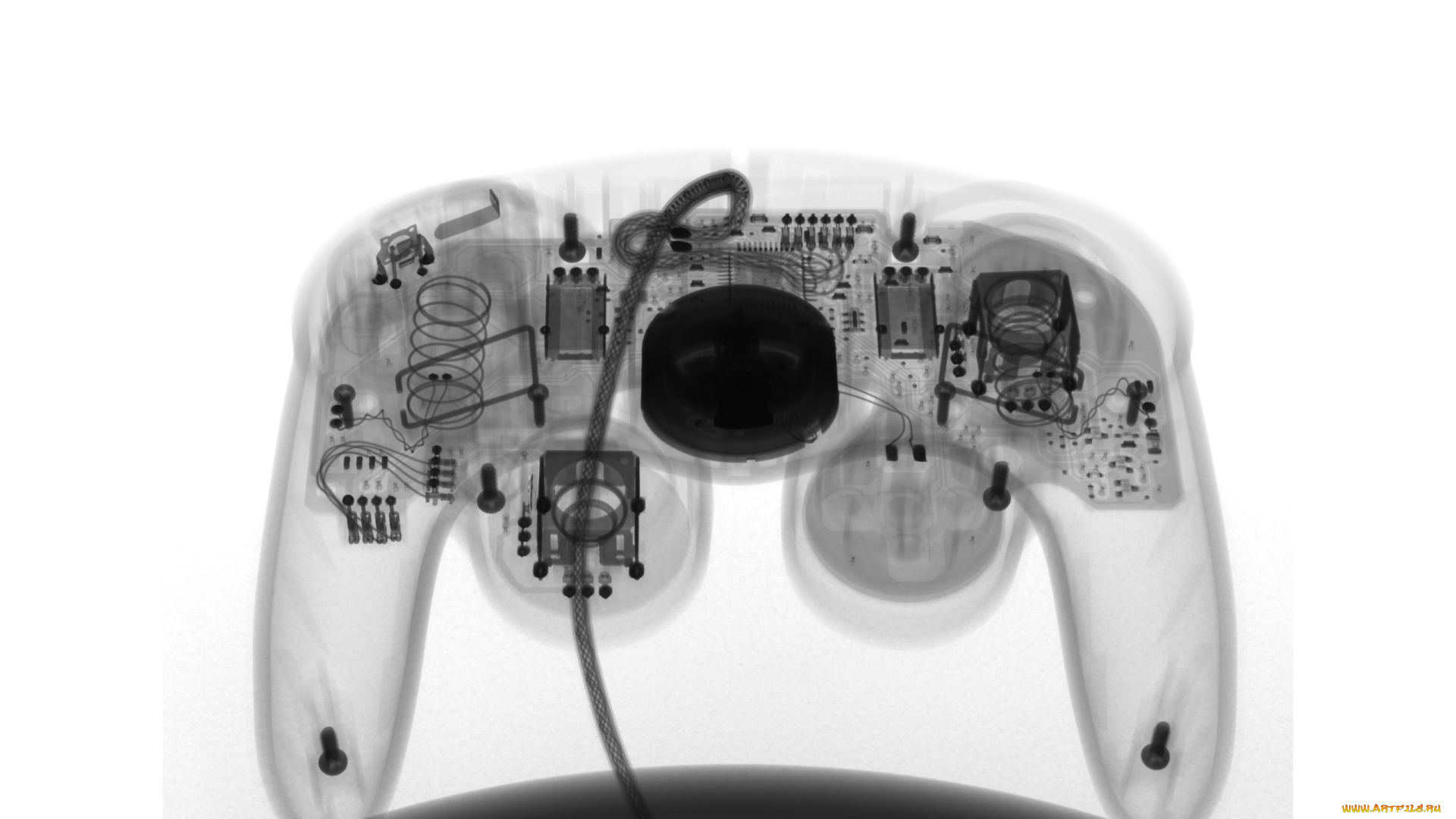 разное, кости, , рентген, консоль, игра, джойстик, кнопки, детали