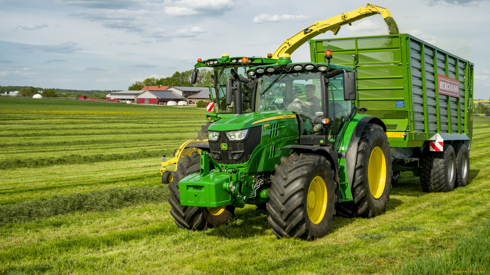 техника, тракторы, john, deere