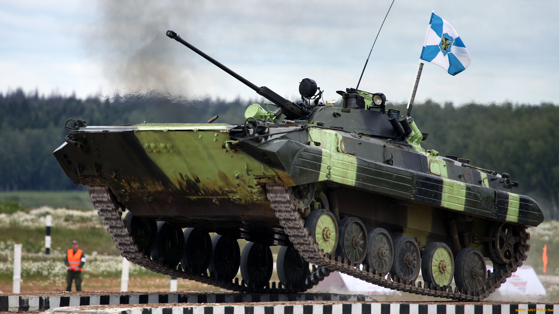 техника, военная, техника, бмп-2, прыжок, боевая, танковый, биатлон, машина