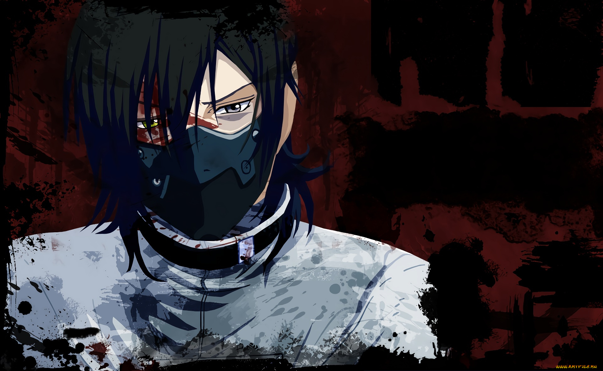 аниме, mobile, suit, gundam, парень, взгляд, фон