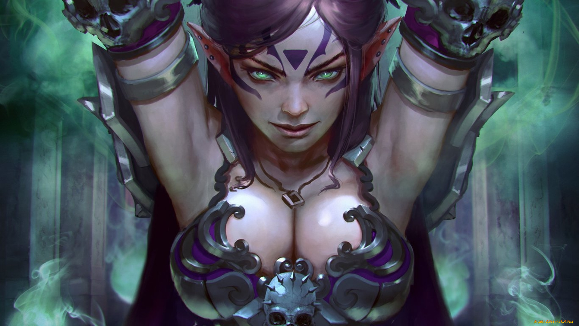фэнтези, эльфы, арт, воин, доспехи, фентези, эльф, девушка