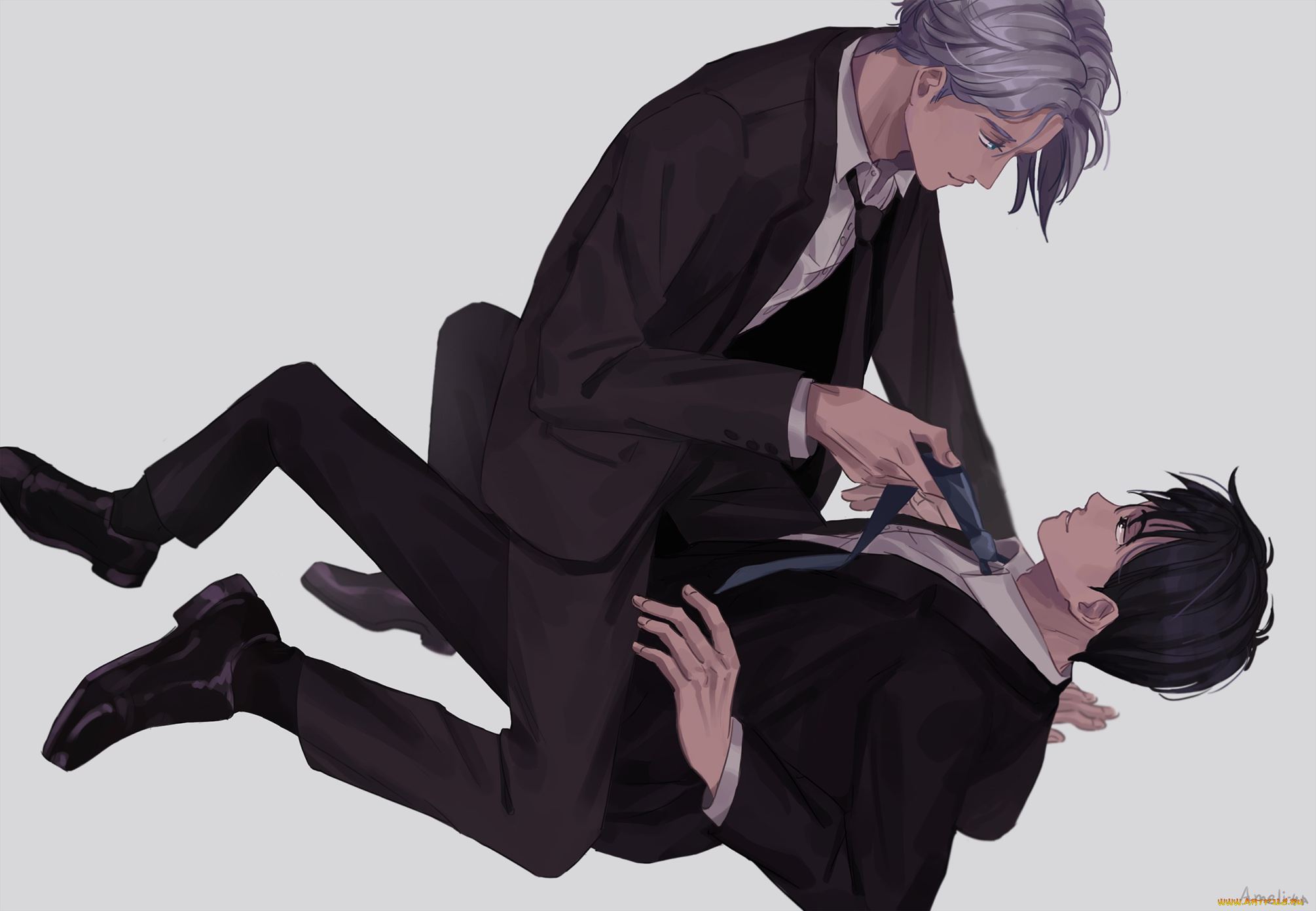 аниме, yuri, on, ice, viktor, nikiforov, katsuki, yuuri