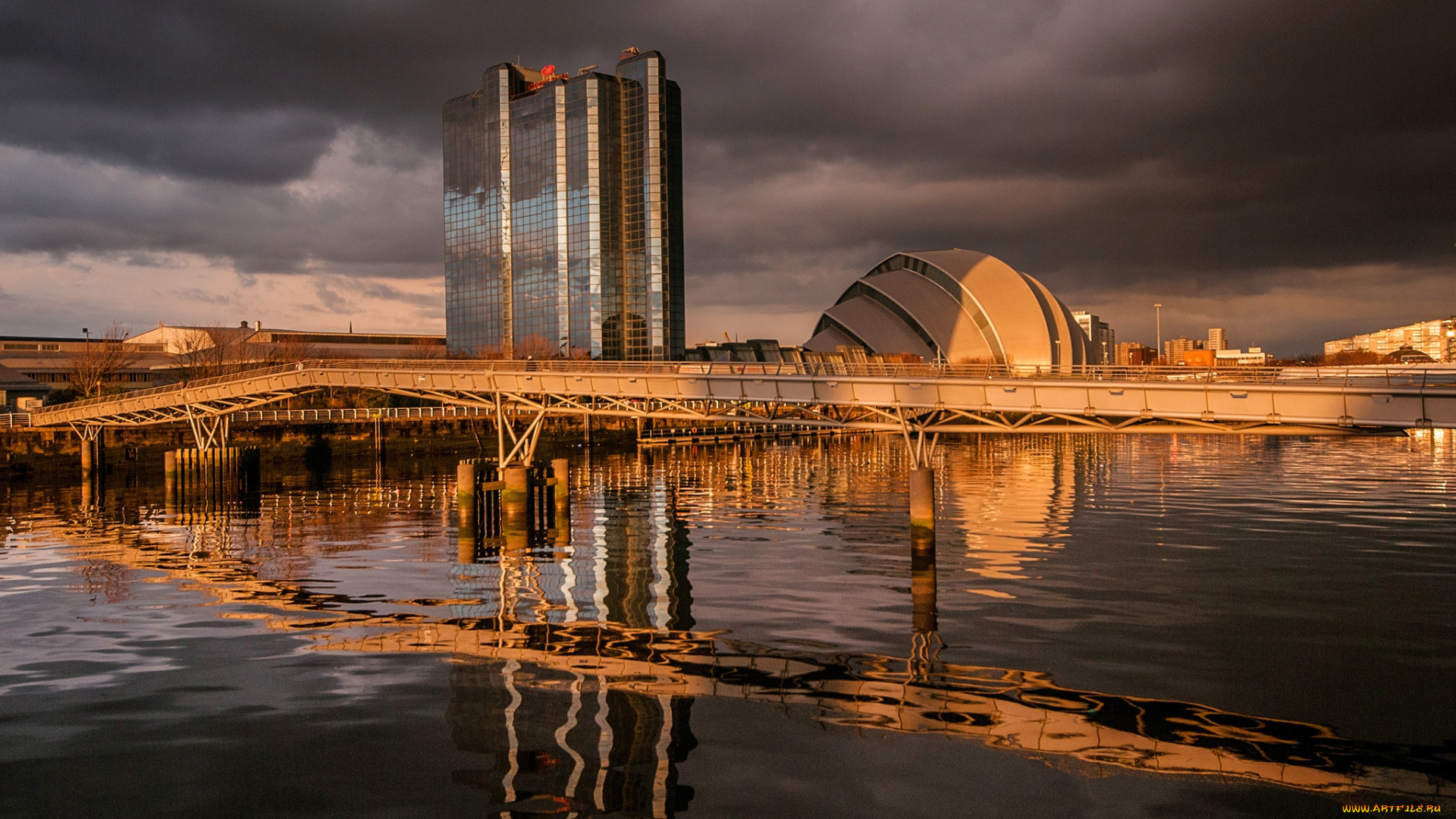 глазго, города, -, панорамы