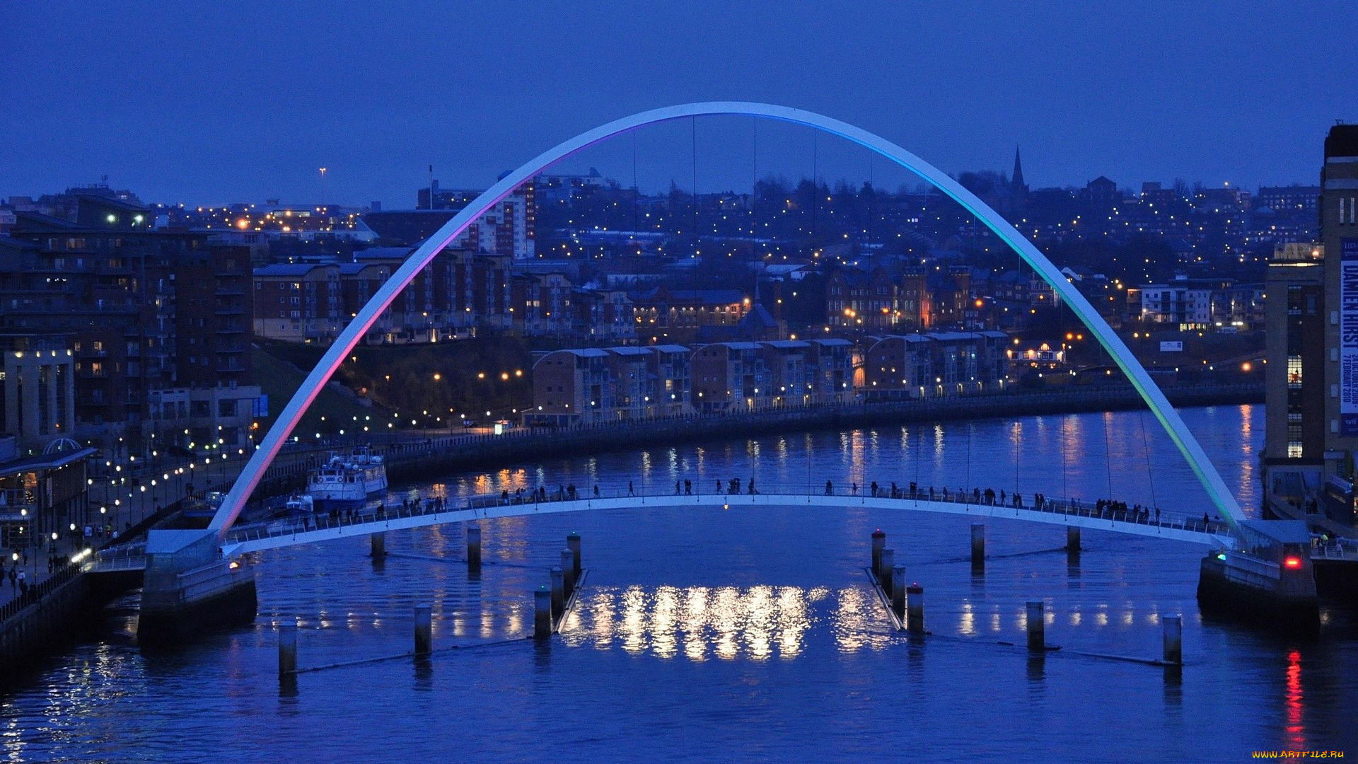 newcastle, gateshead, millennium, bridge, england, города, -, мосты, newcastle, gateshead, millennium, bridge