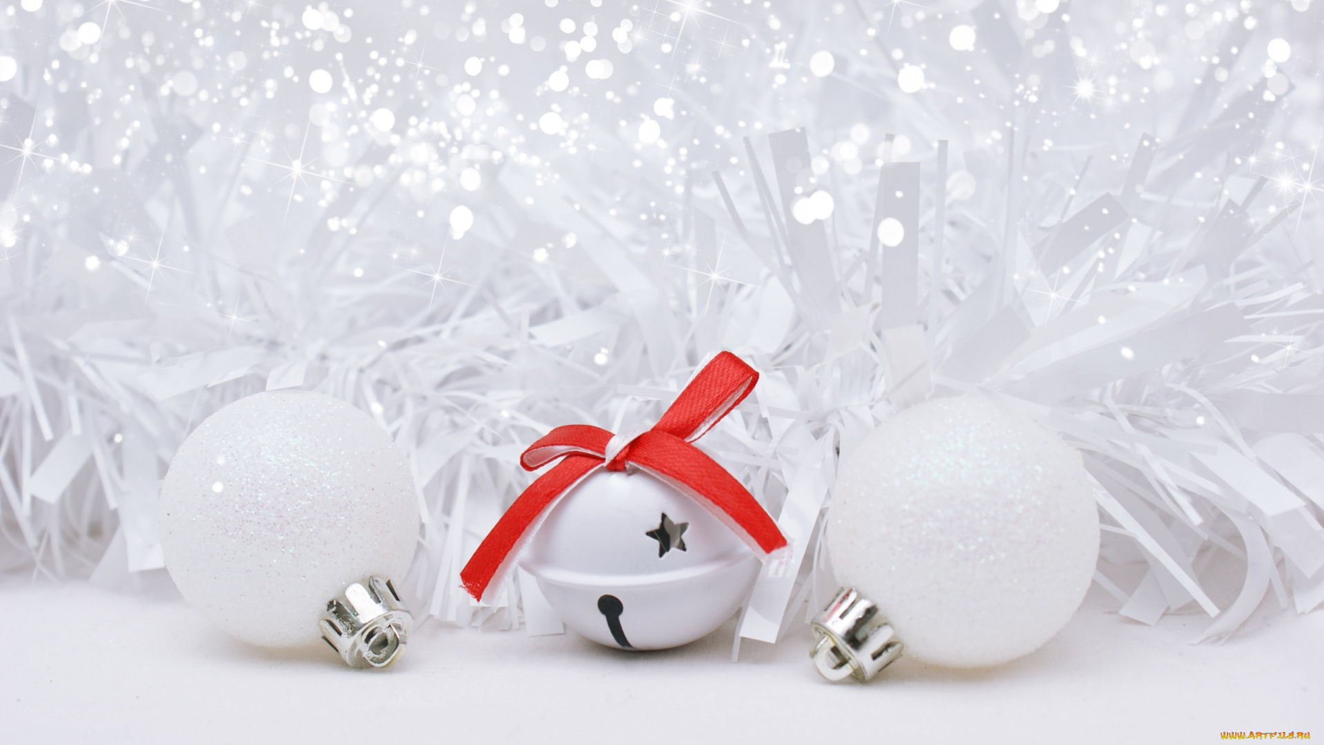 праздничные, шары, мишура, декор, новый, год