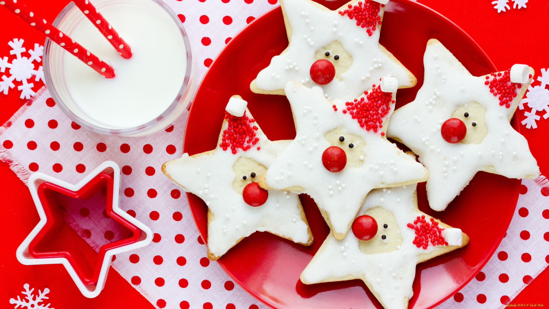 праздничные, угощения, decoration, xmas, новый, год, milk, merry, christmas, украшения, печенье, holiday, celebration, глазурь, звезды, снежинки, cookies, рождество