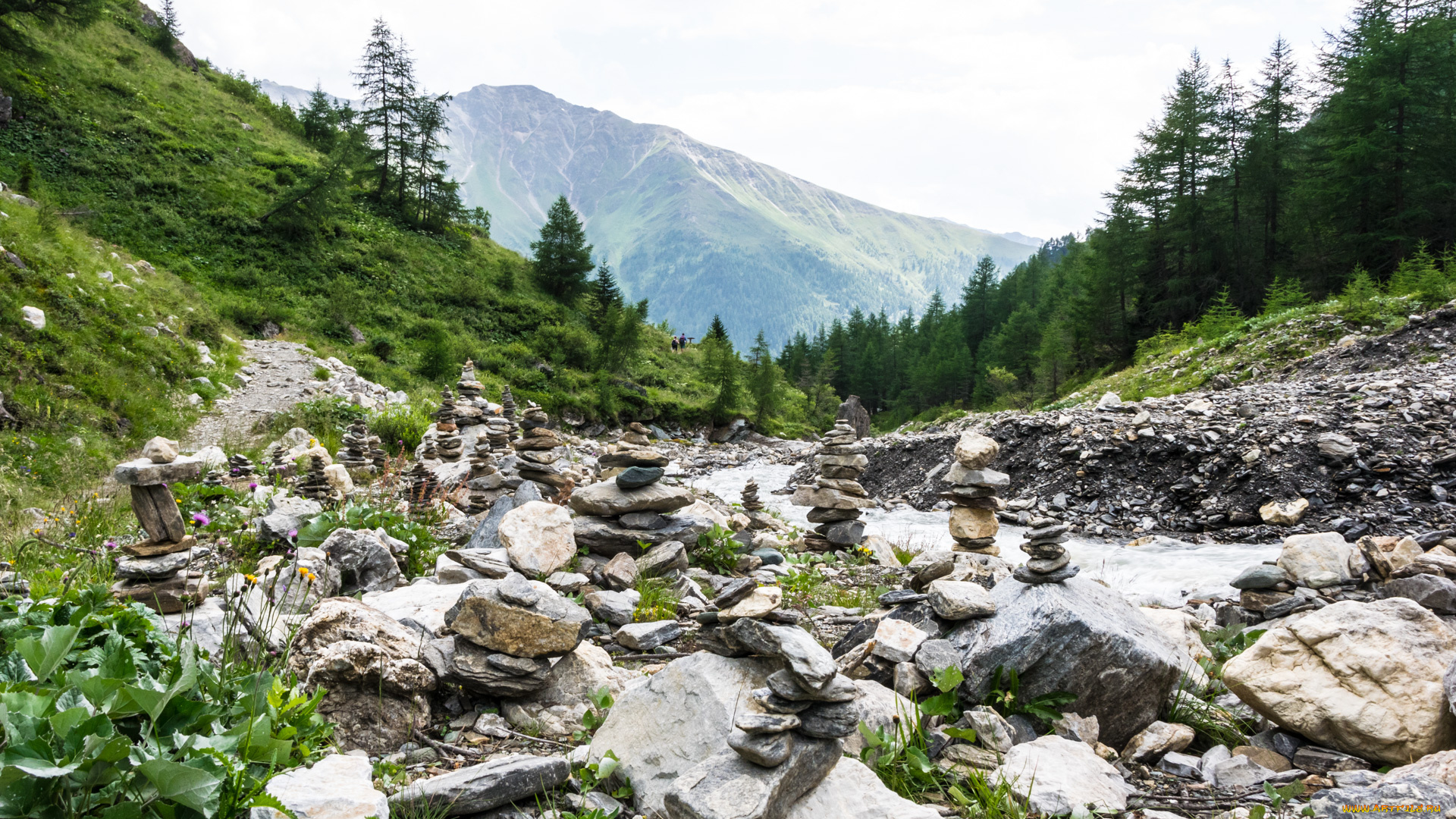 природа, горы, простор