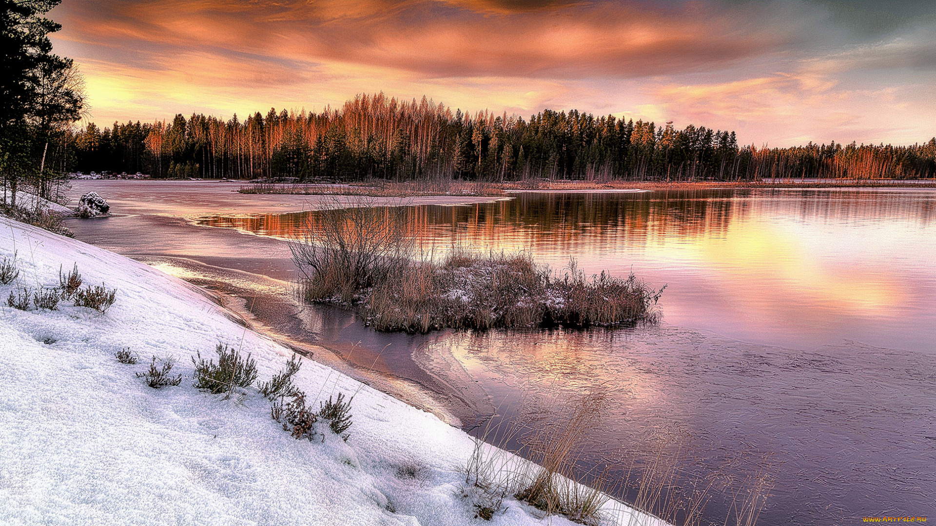 природа, реки, озера, простор