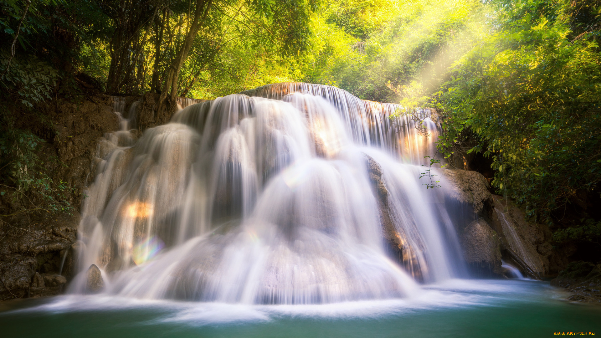 природа, водопады, простор