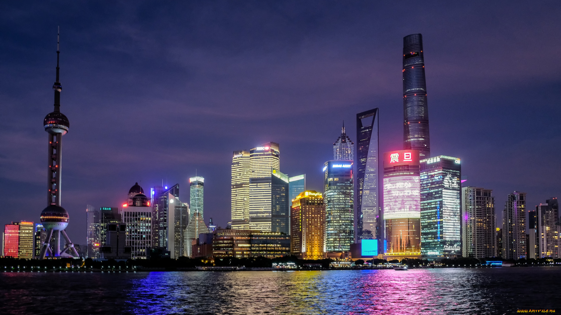 shanghai, города, шанхай, , китай, панорама