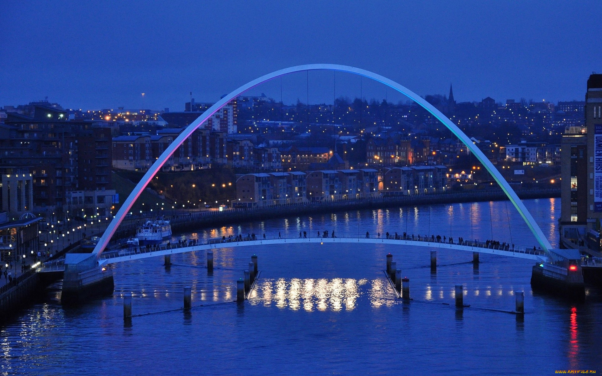 newcastle, gateshead, millennium, bridge, england, города, -, мосты, newcastle, gateshead, millennium, bridge