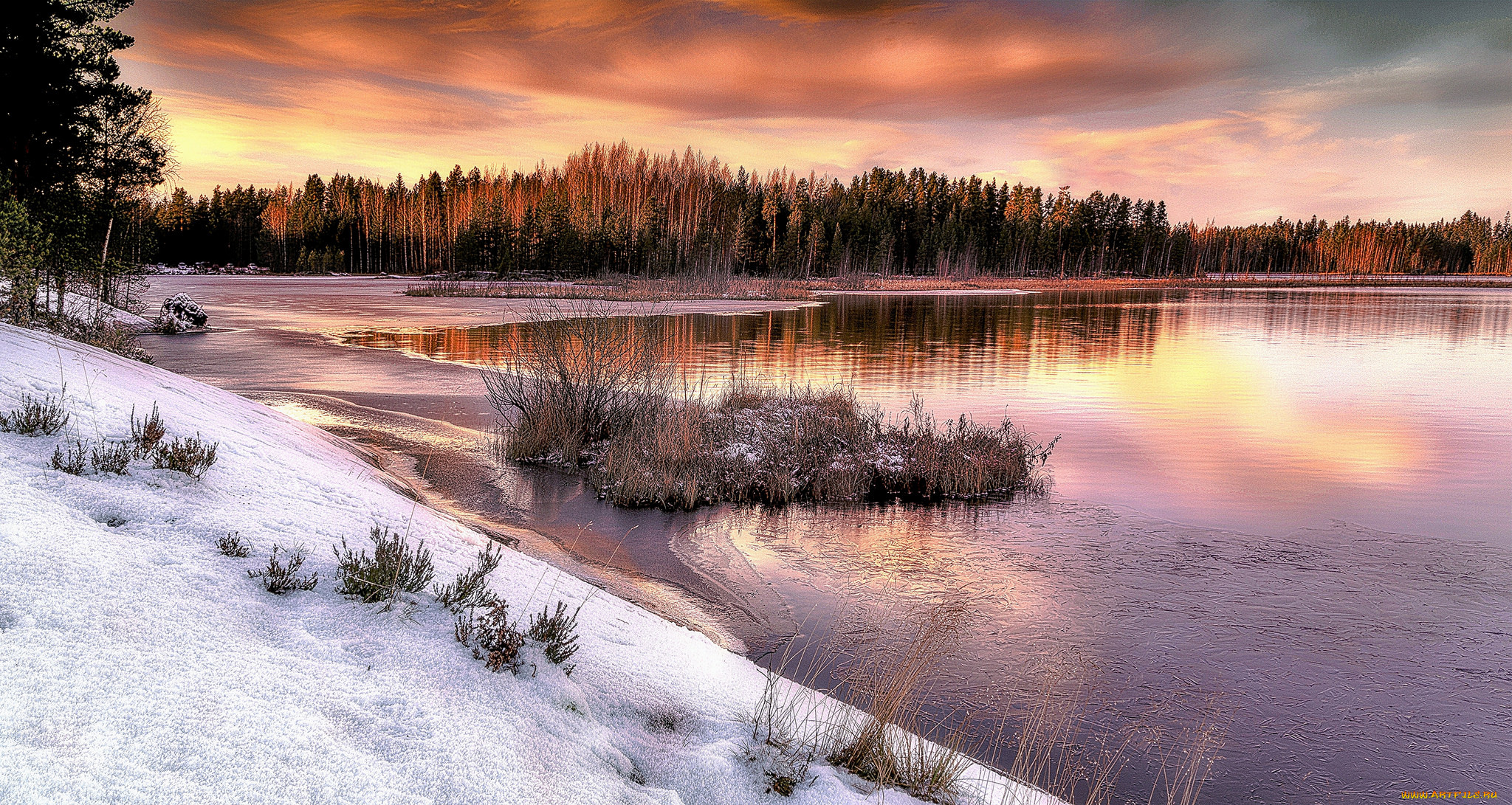 природа, реки, озера, простор