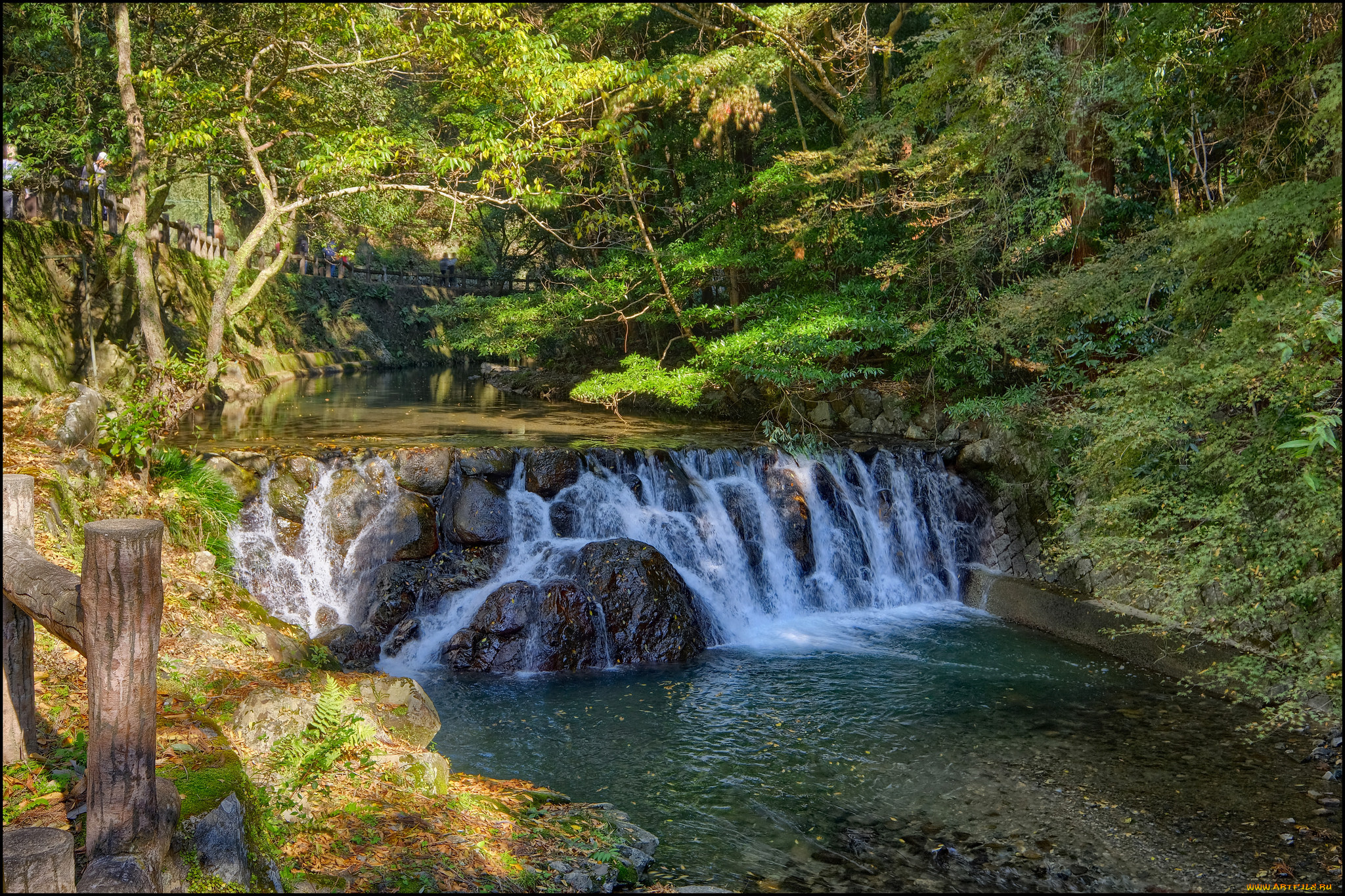 природа, водопады, простор