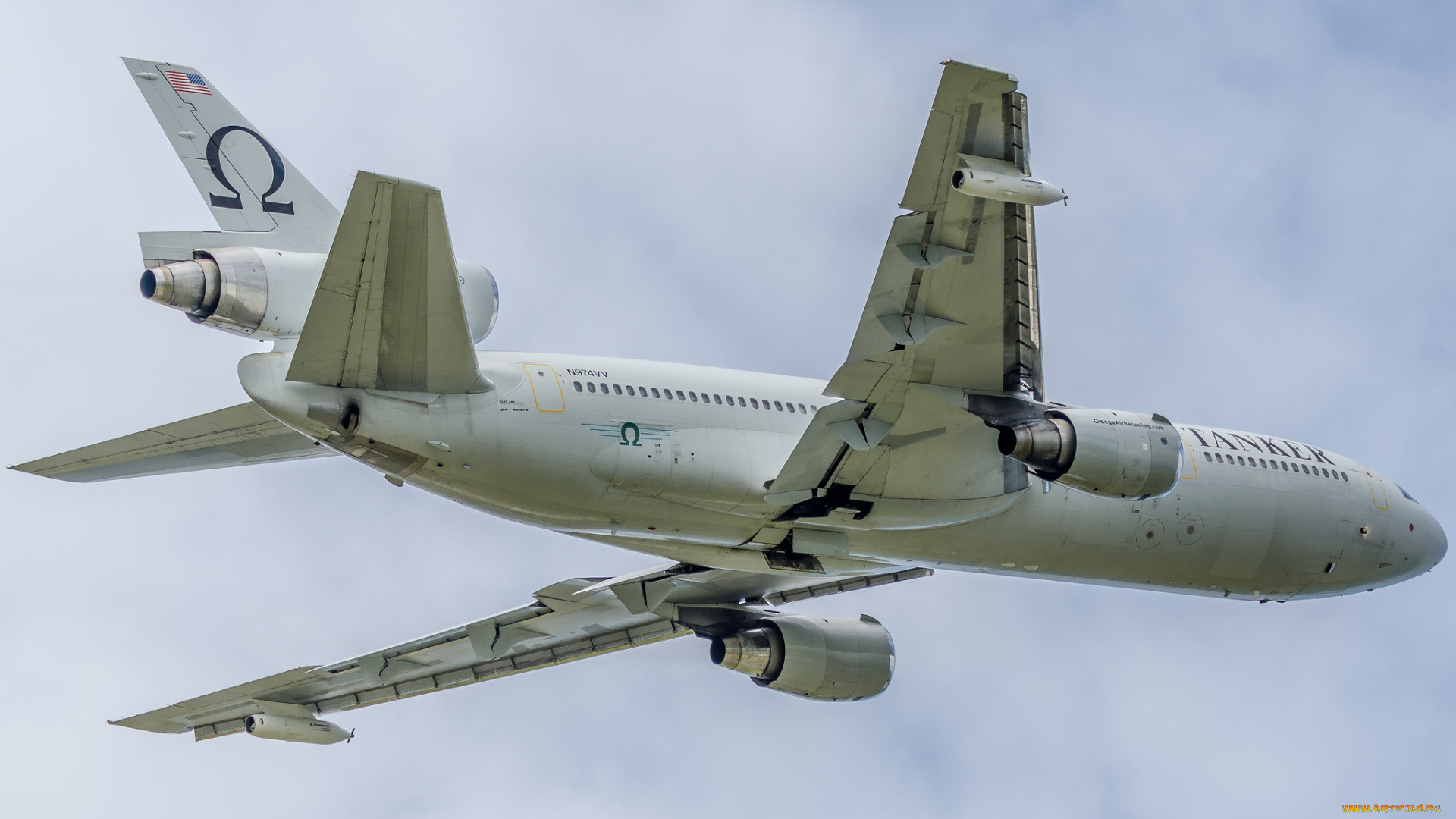dc10, omega, tanker, авиация, военно-транспортные, самолёты, танкер
