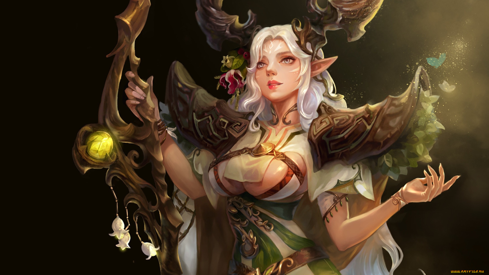 фэнтези, эльфы, девушка