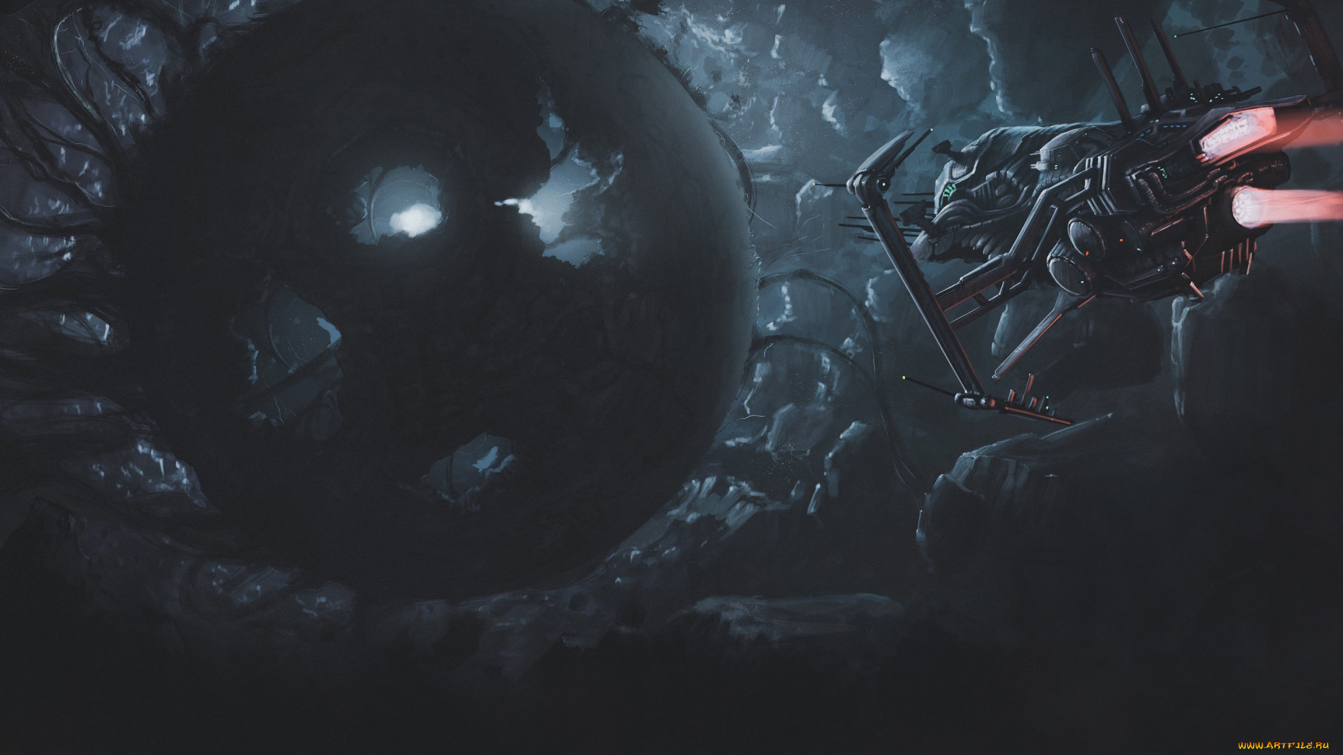 фэнтези, космические, корабли, , звездолеты, , станции, космический, корабль, art, космос, планета