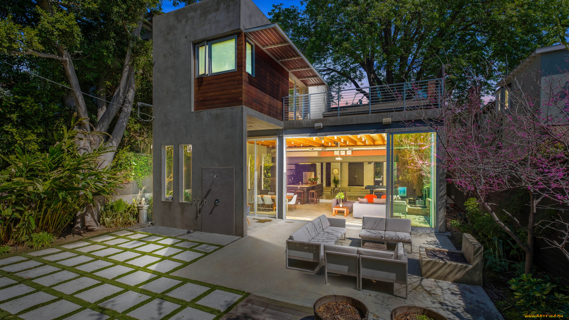 города, -, здания, , дома, простор