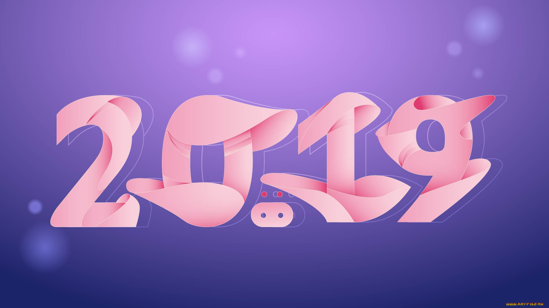 праздничные, векторная, графика, , новый, год, новый, год, цифры, фон