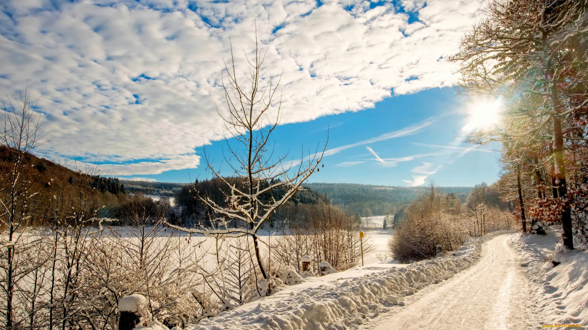 природа, дороги, простор