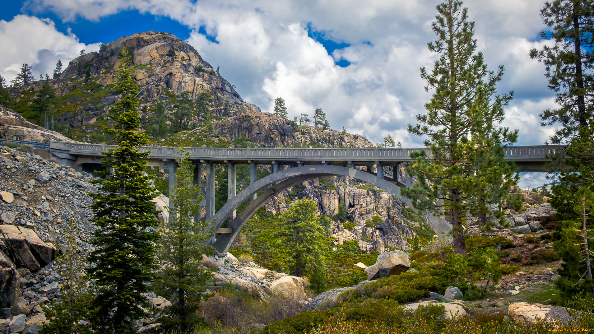 природа, горы, простор