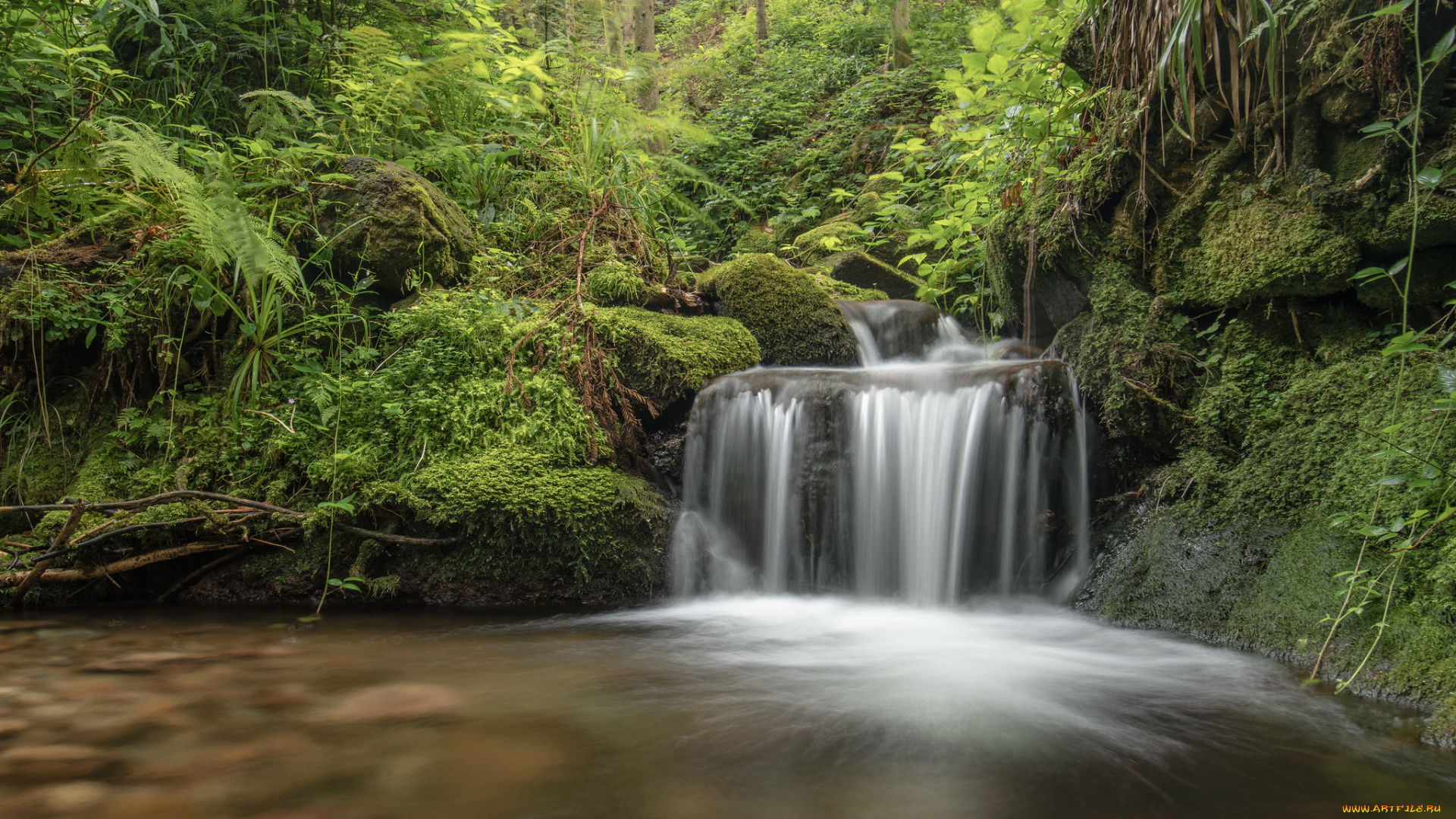 природа, водопады, простор