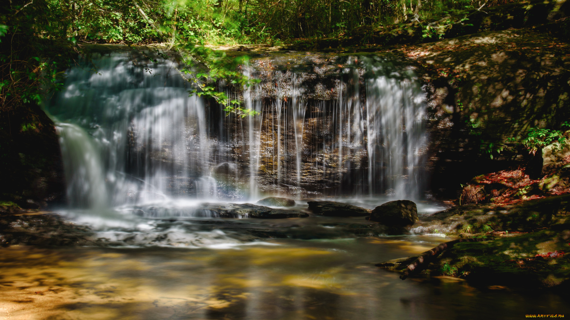 природа, водопады, простор