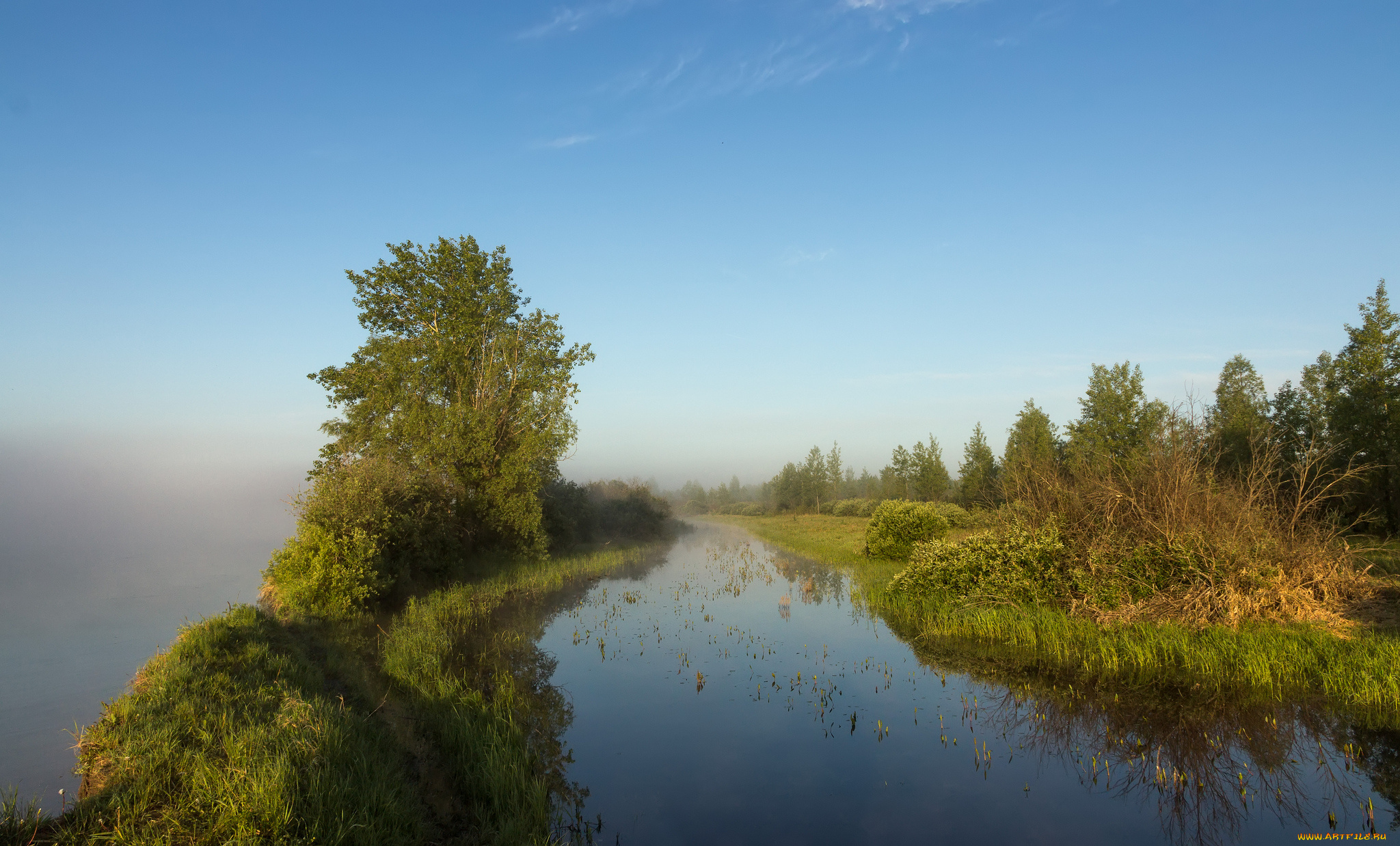природа, реки, озера, простор