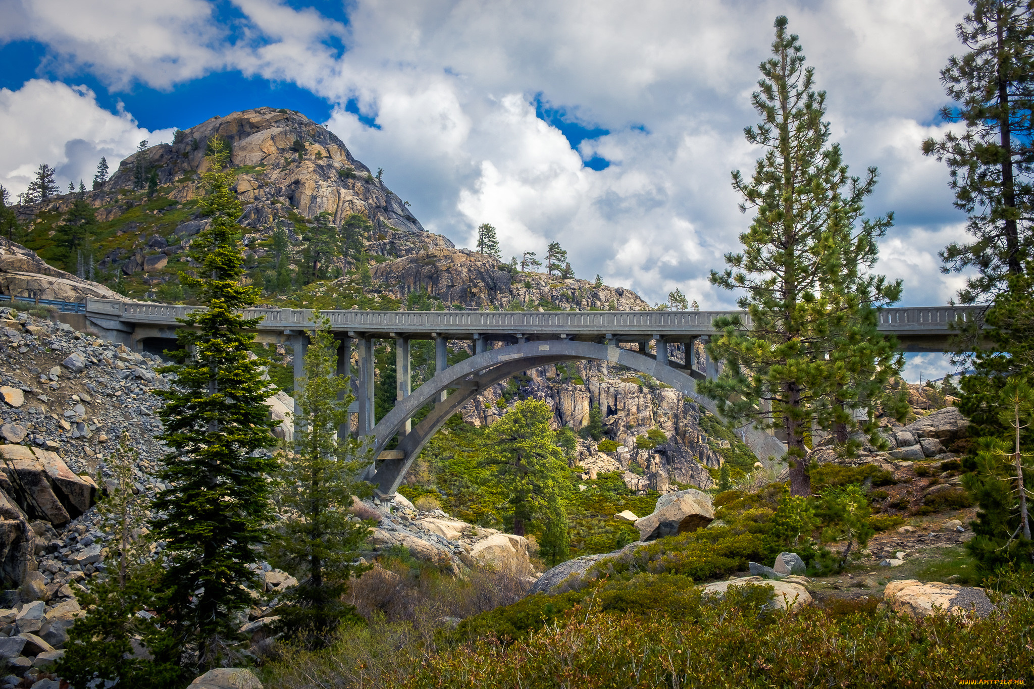 природа, горы, простор