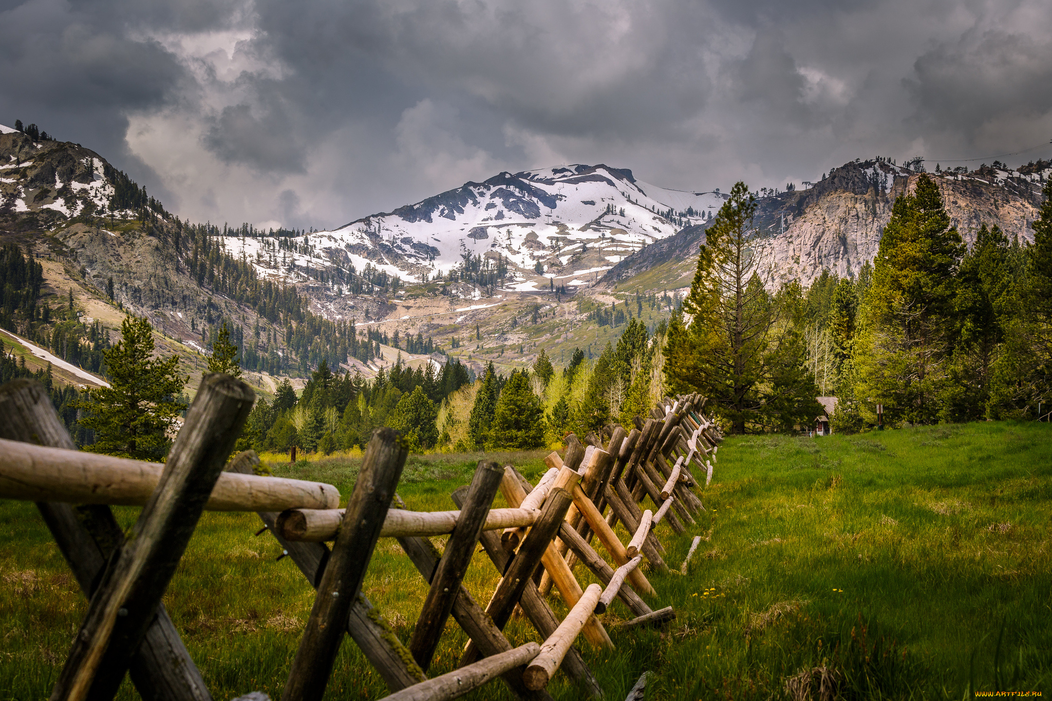 природа, горы, простор