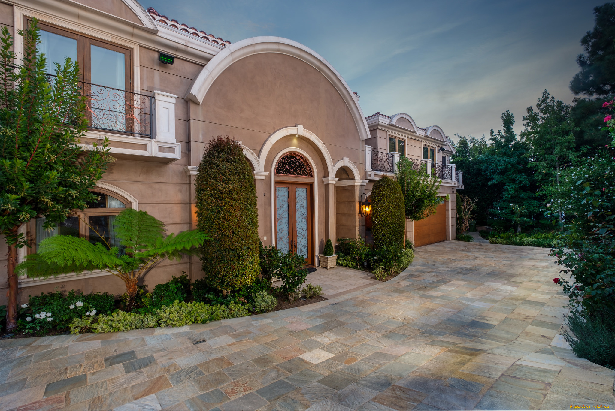 города, -, здания, , дома, простор