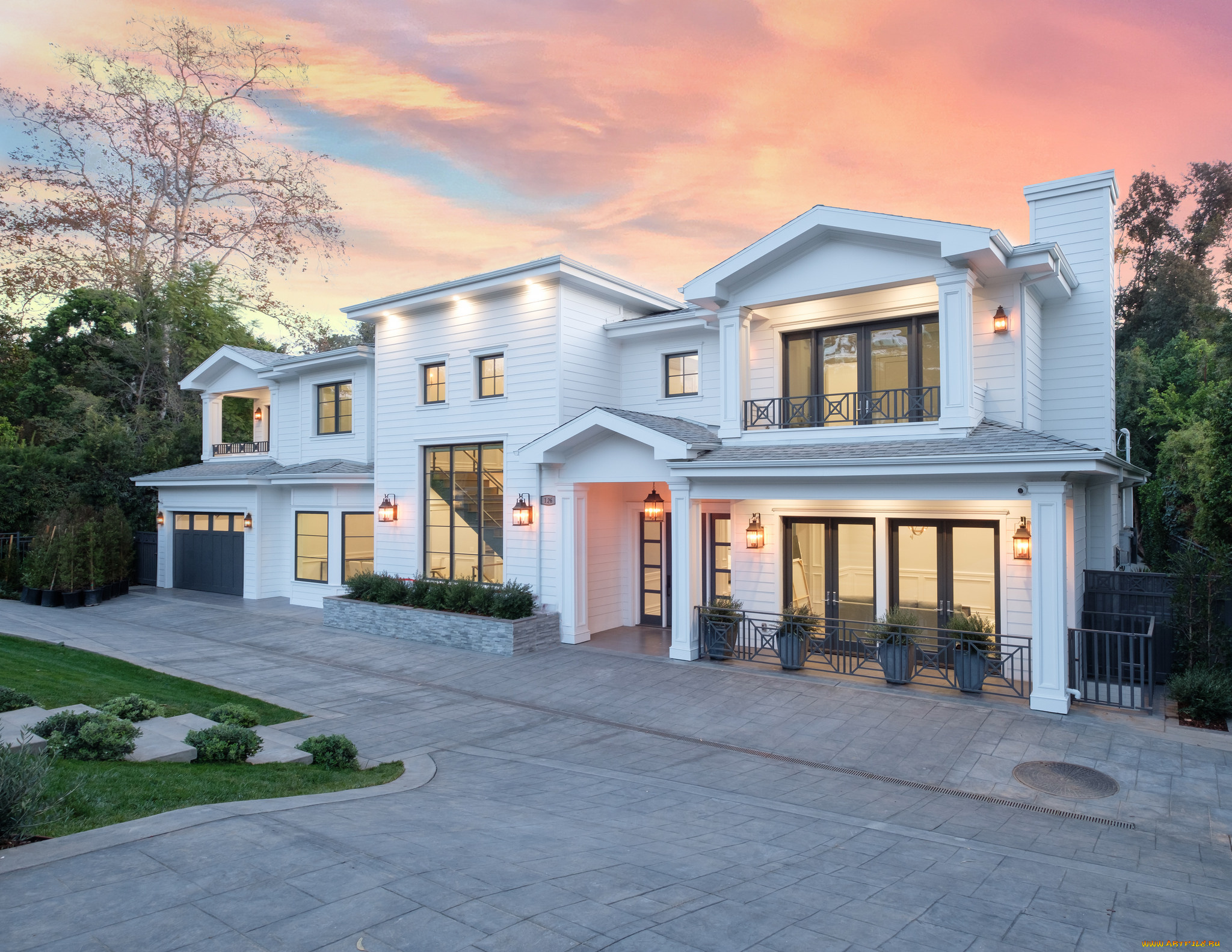 города, -, здания, , дома, простор