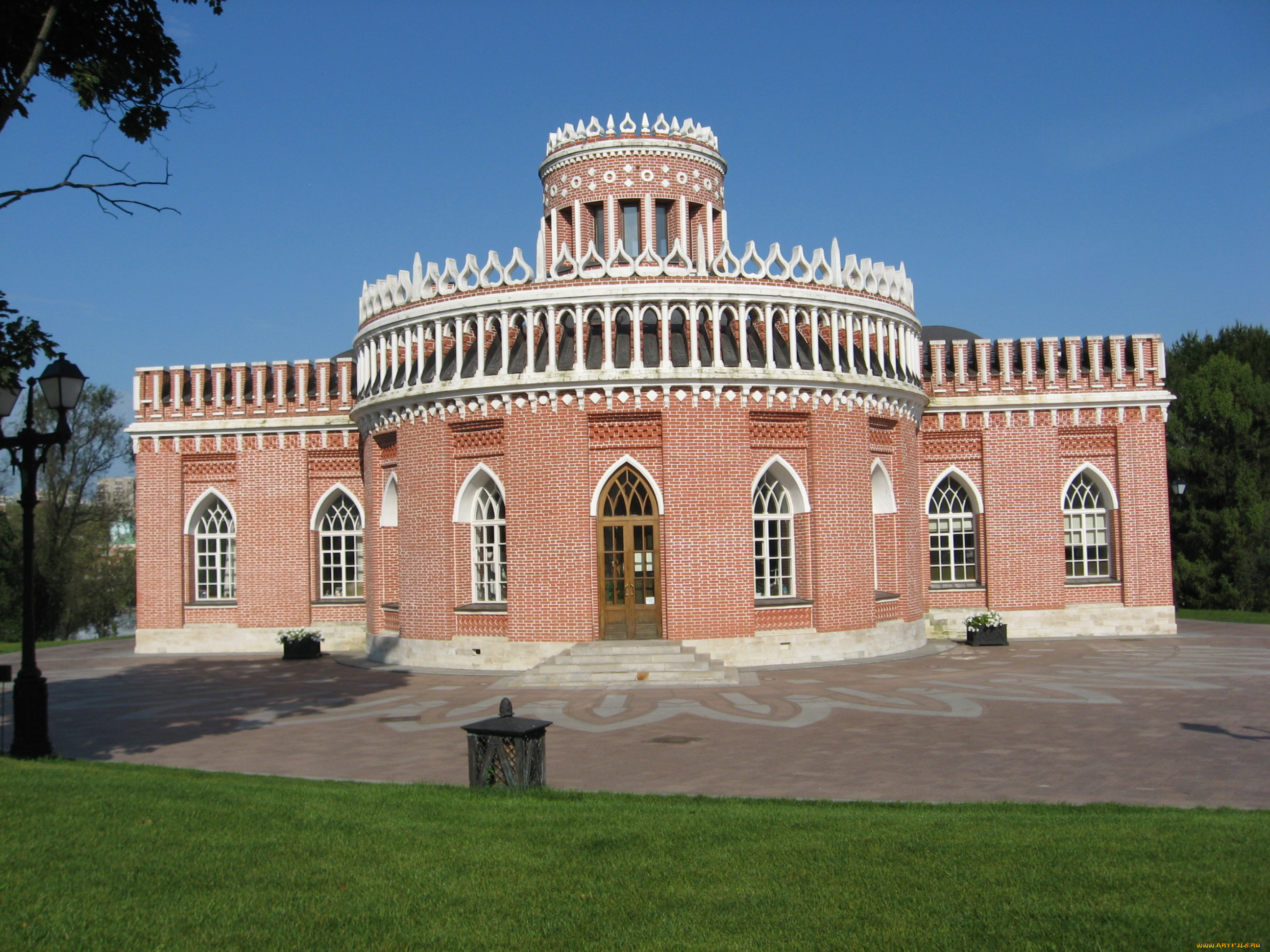 города, -, здания, , дома, деревья, фонарь, лужайка, дом