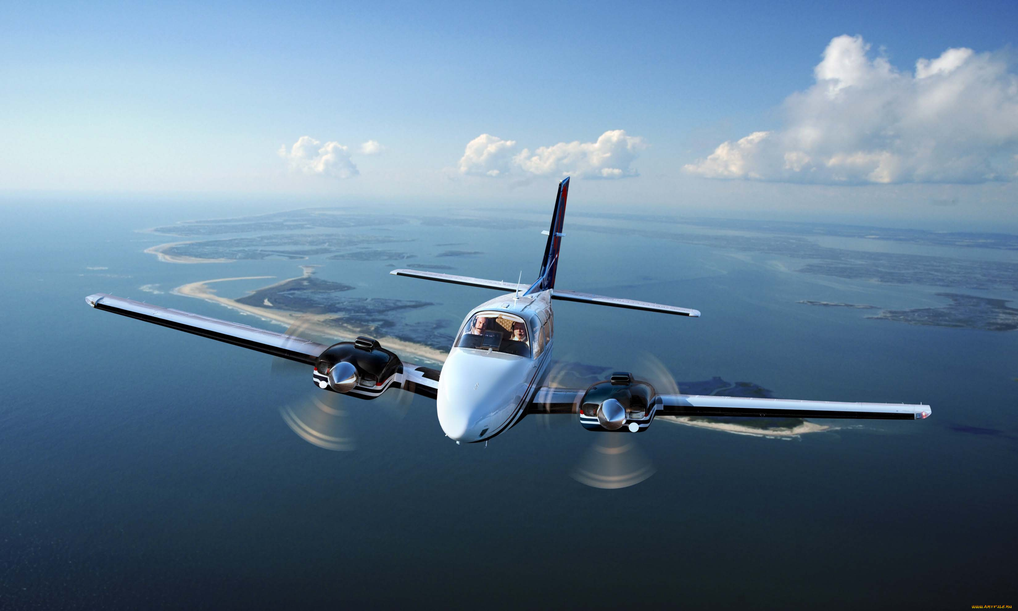 beechcraft, baron, g58, авиация, пассажирские, самолёты, beechcraft, baron, g58, легкий, самолет, небо