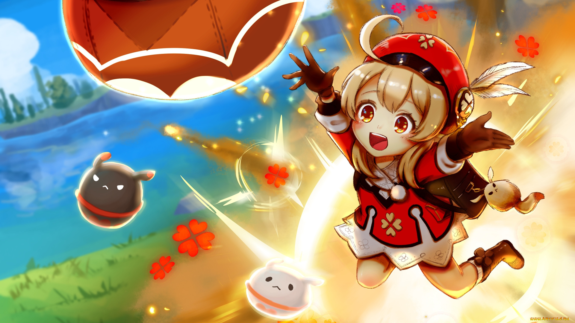 аниме, genshin, impact, genshin, impact