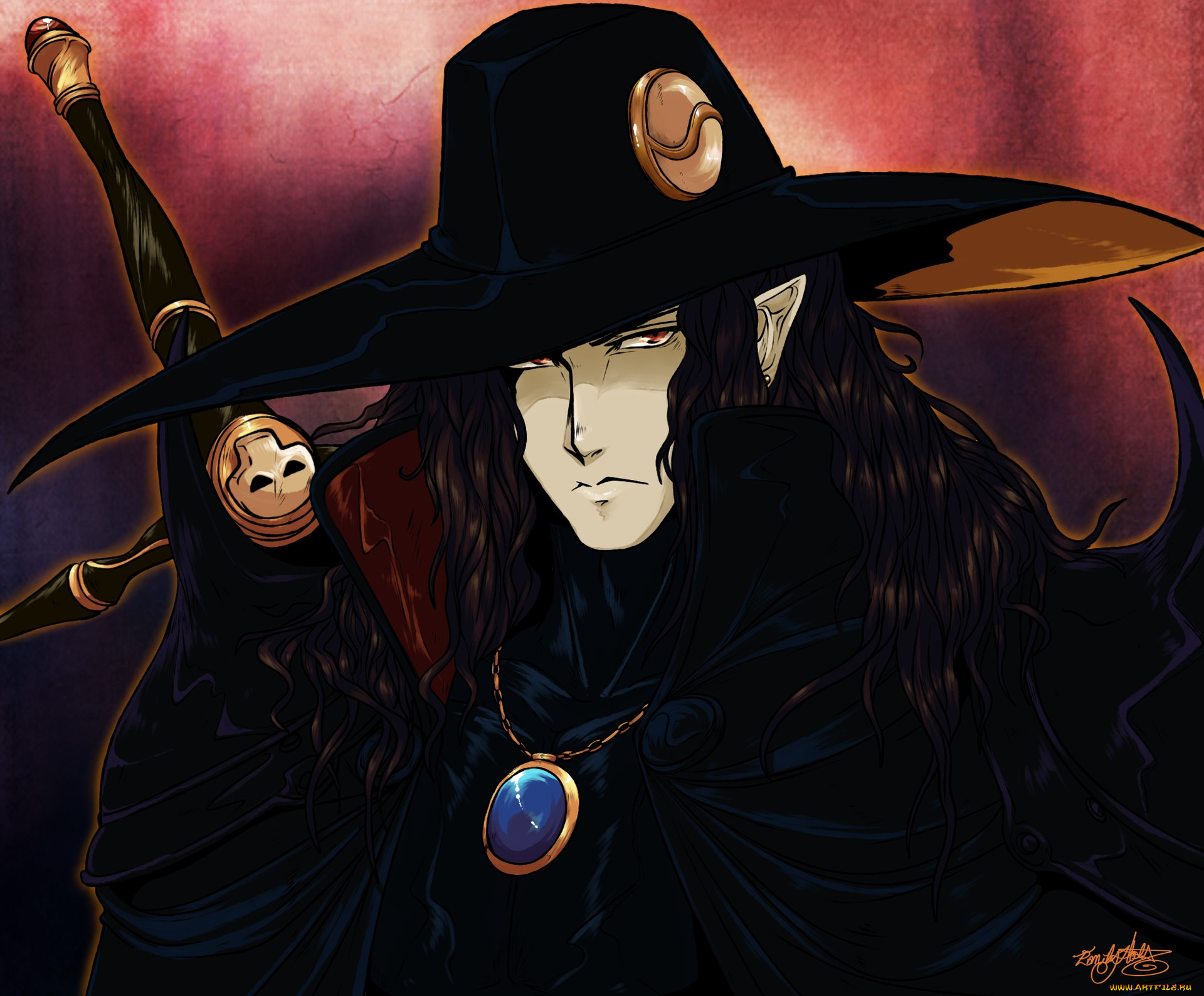 аниме, di, vampire, hunter, d