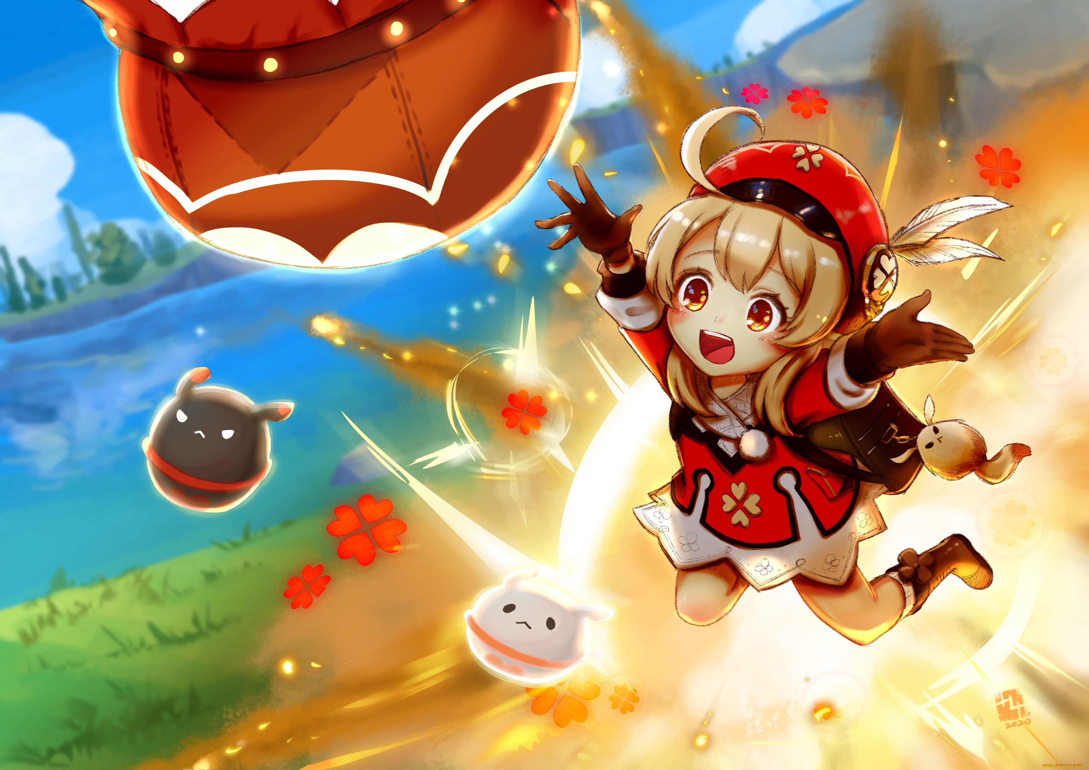 аниме, genshin, impact, genshin, impact