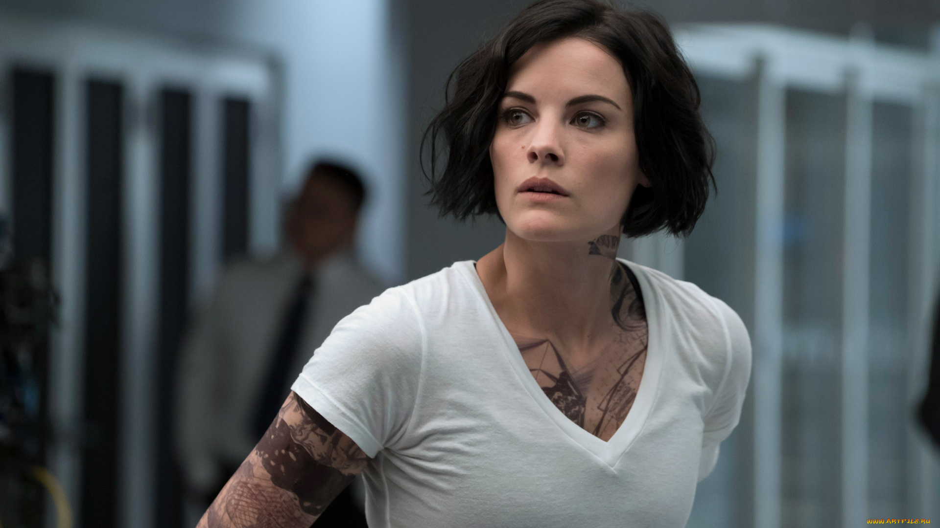 кино, фильмы, blindspot, , сериал, девушка, футболка, тату
