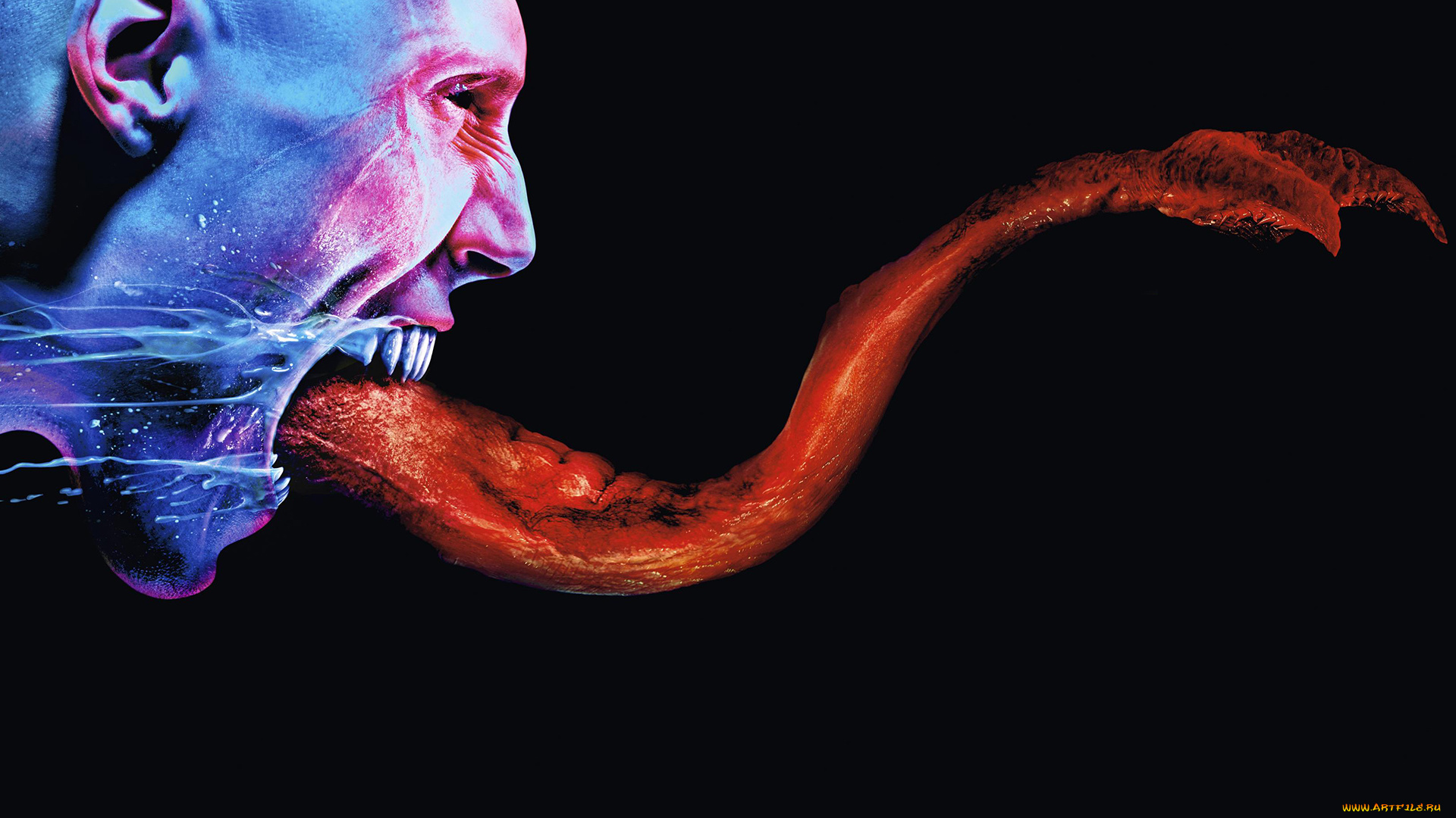 кино, фильмы, the, strain, монстр, язык