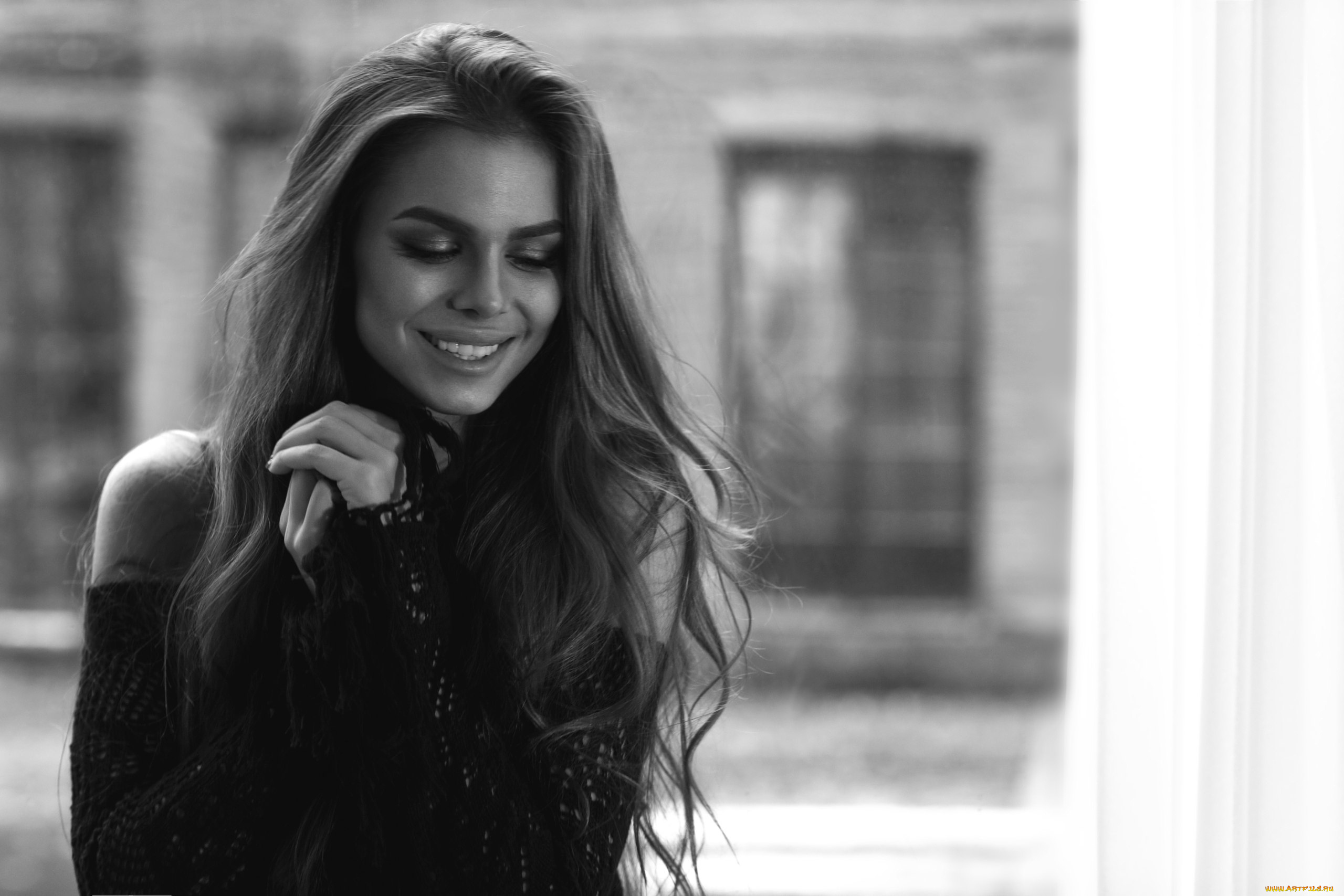 девушки, виктория, одинцова, монохром