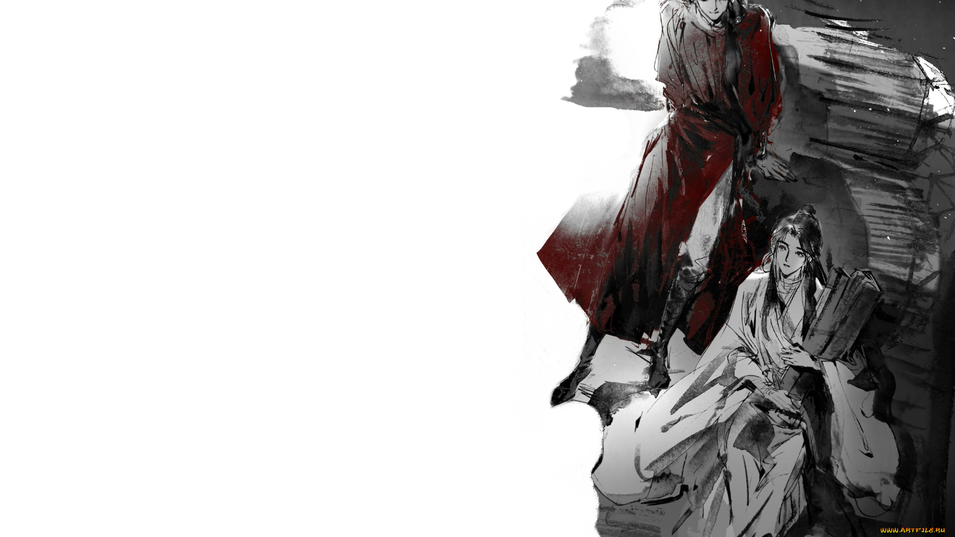 аниме, tian, guan, ci, fu, хуа, чэн, се, лянь