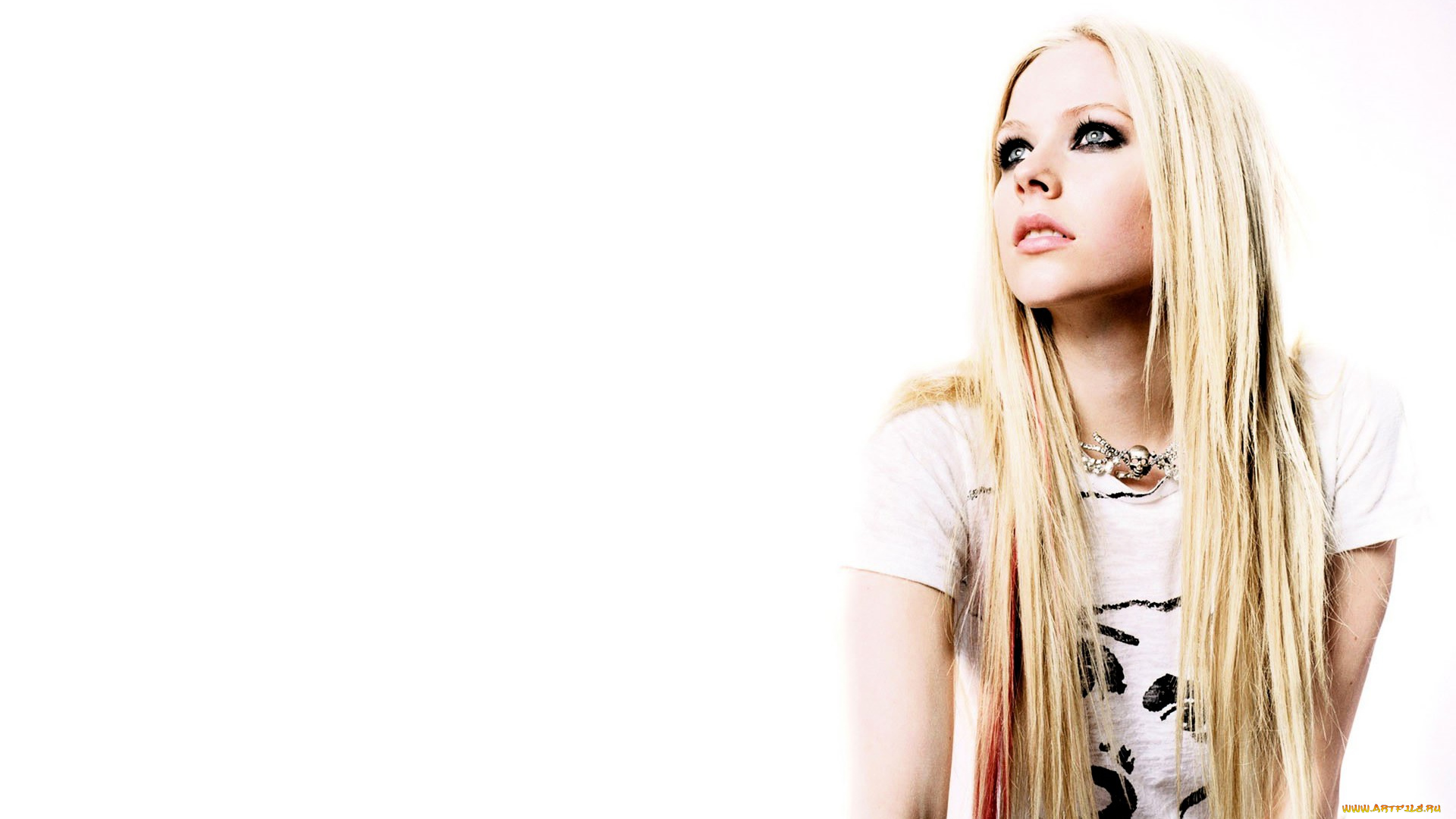 музыка, avril, lavigne, певица, блондинка, футболка