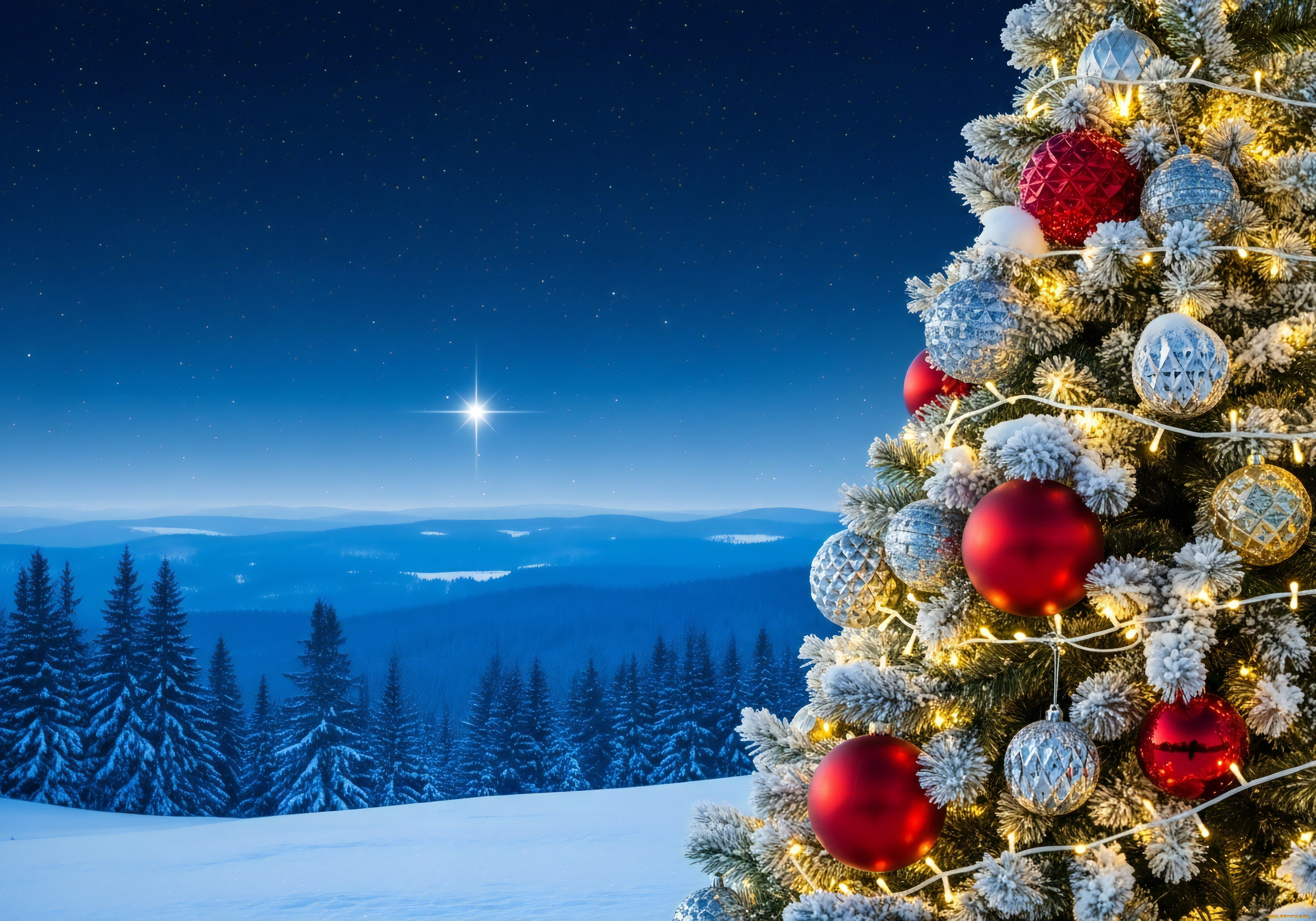 праздничные, ёлки, новогодняя