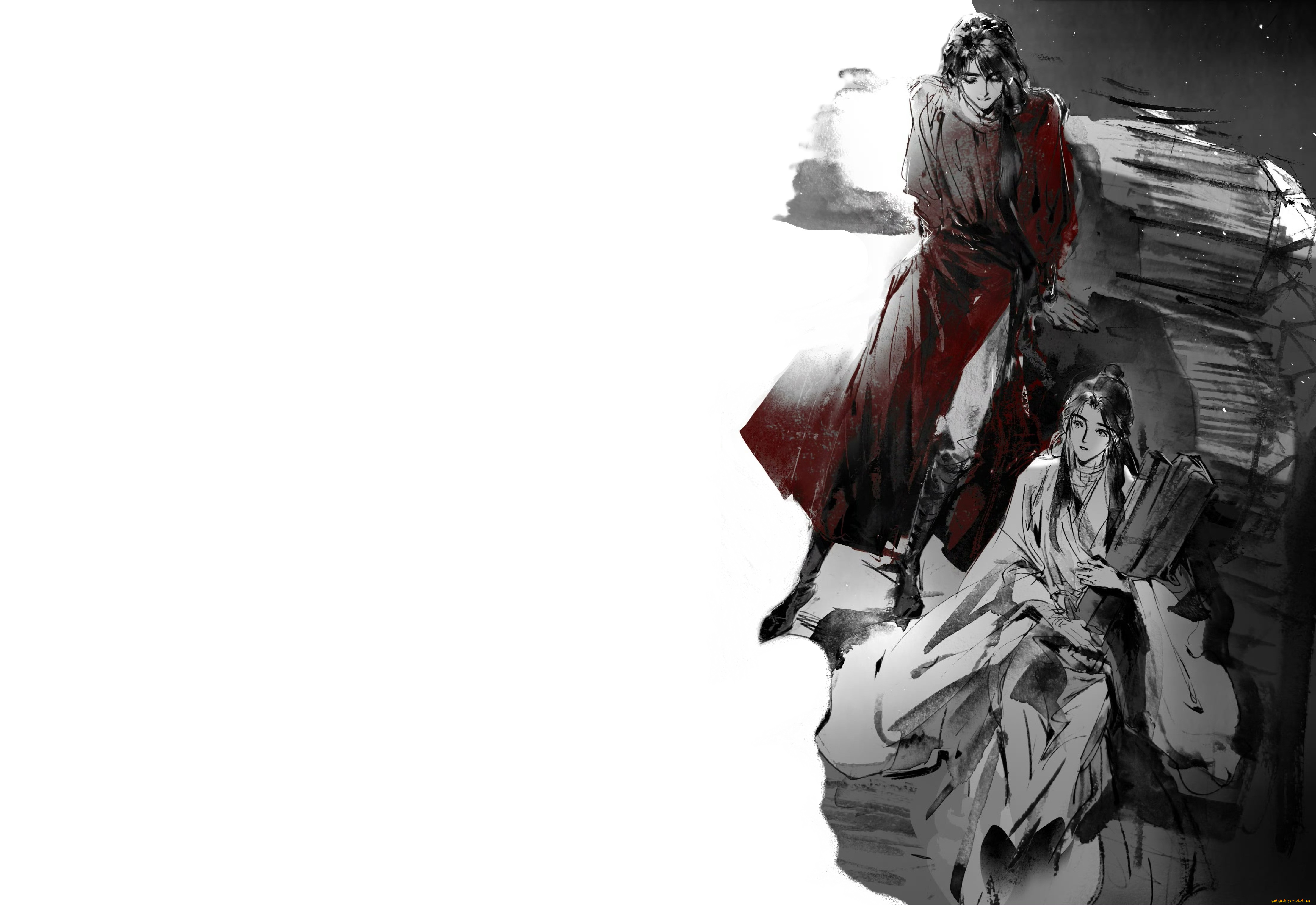 аниме, tian, guan, ci, fu, хуа, чэн, се, лянь